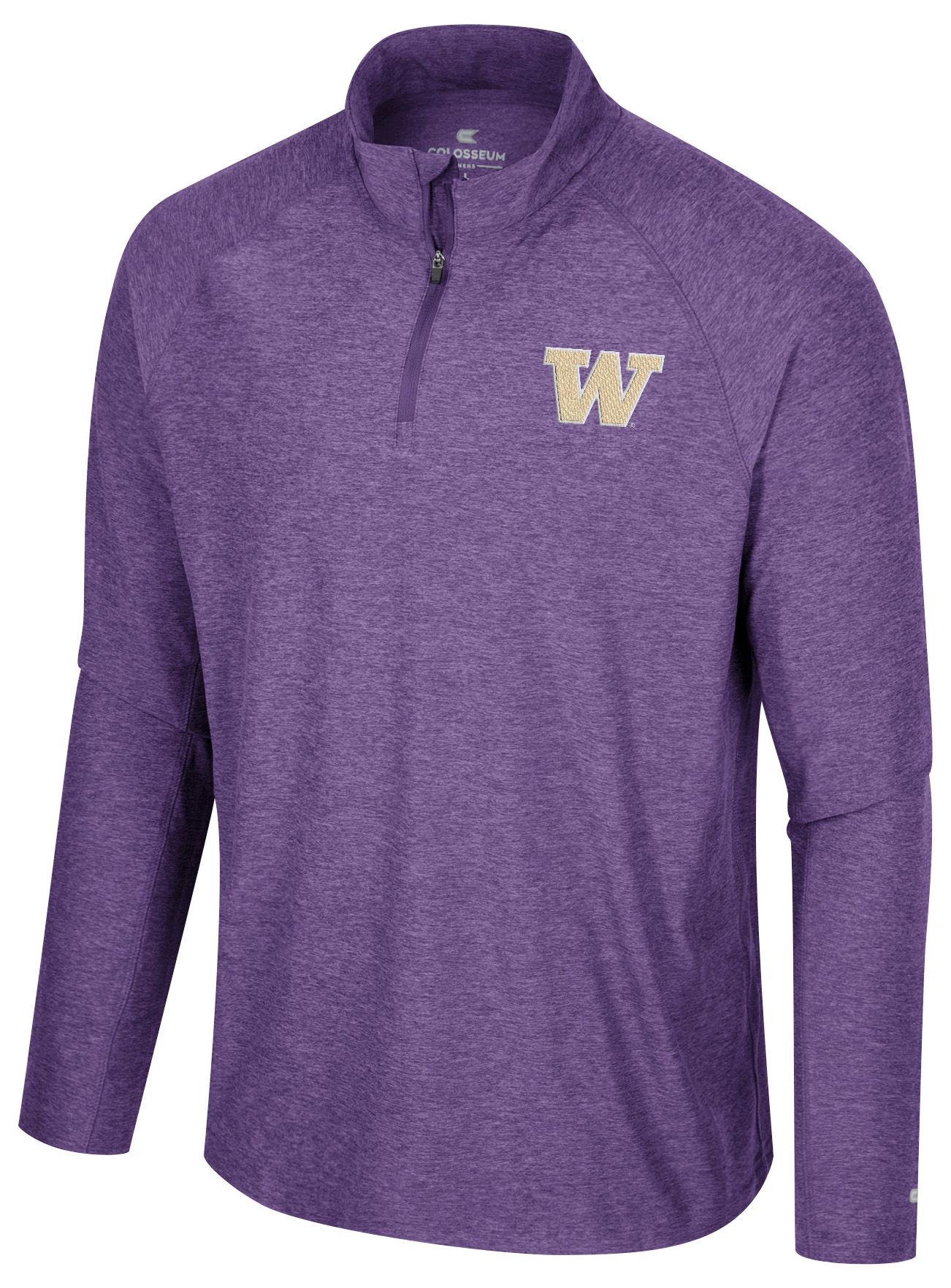 Colosseum Men's Washington Huskies Purple 1/4 Zip Jacket