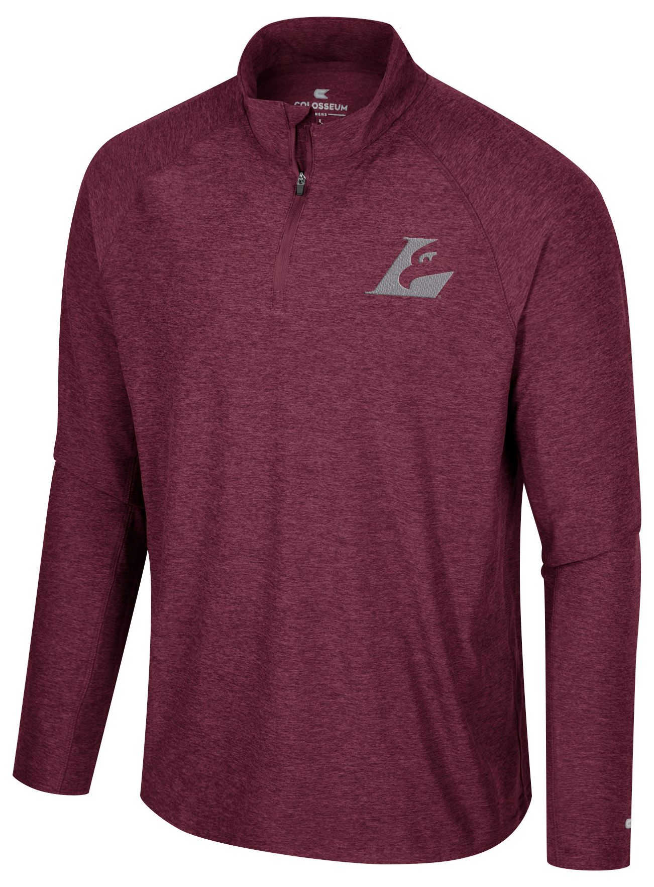 Colosseum Men's UW-La Crosse Eagles Maroon 1/4 Zip Jacket