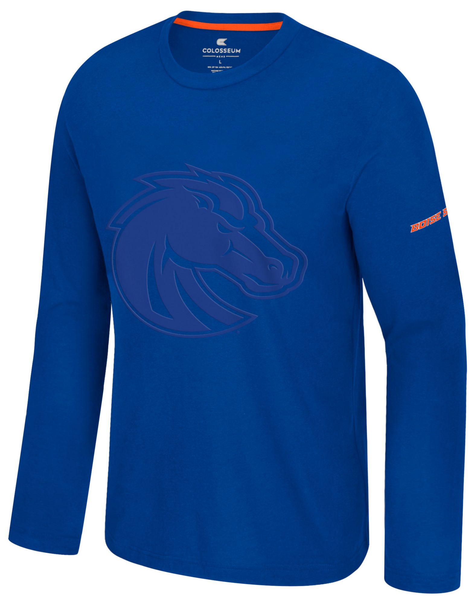 Colosseum Men's Boise State Broncos Royal Richie Long Sleeve Shirt