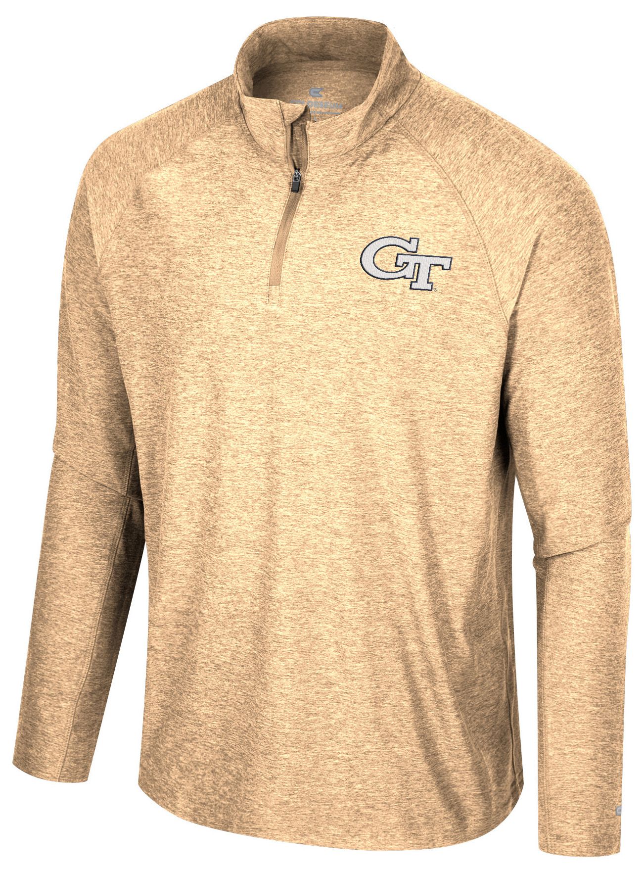 Colosseum Men's Georgia Tech Yellow Jackets Gold 1/4 Zip Jacket
