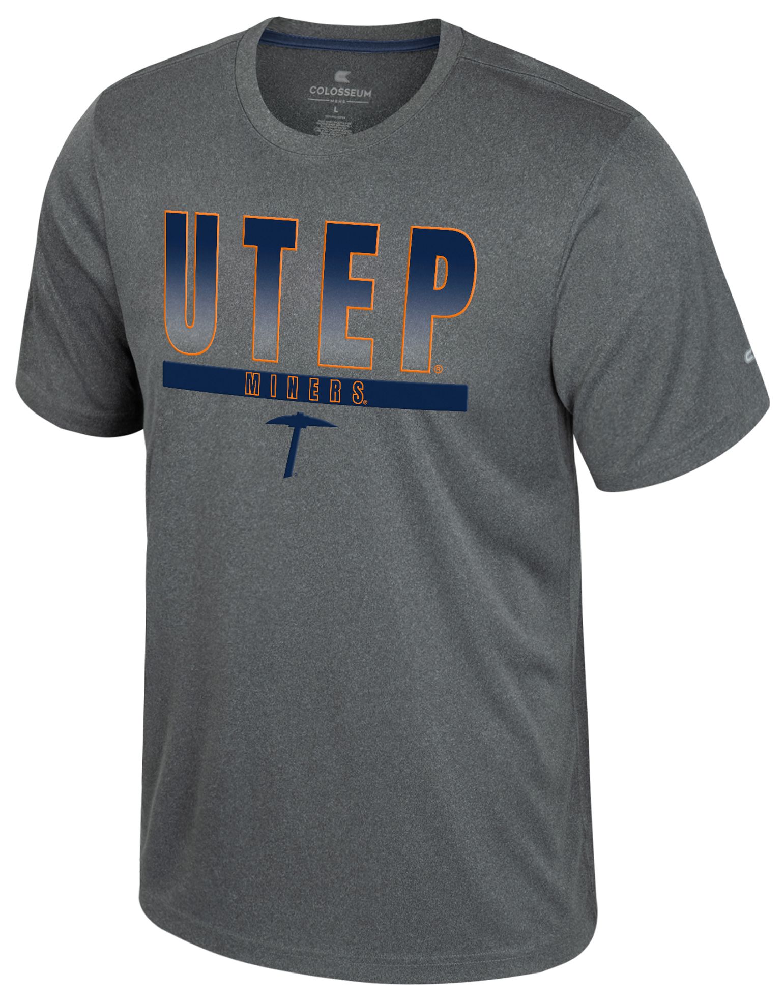 Colosseum Men's UTEP Miners Heather Charcoal Maitre D T-Shirt