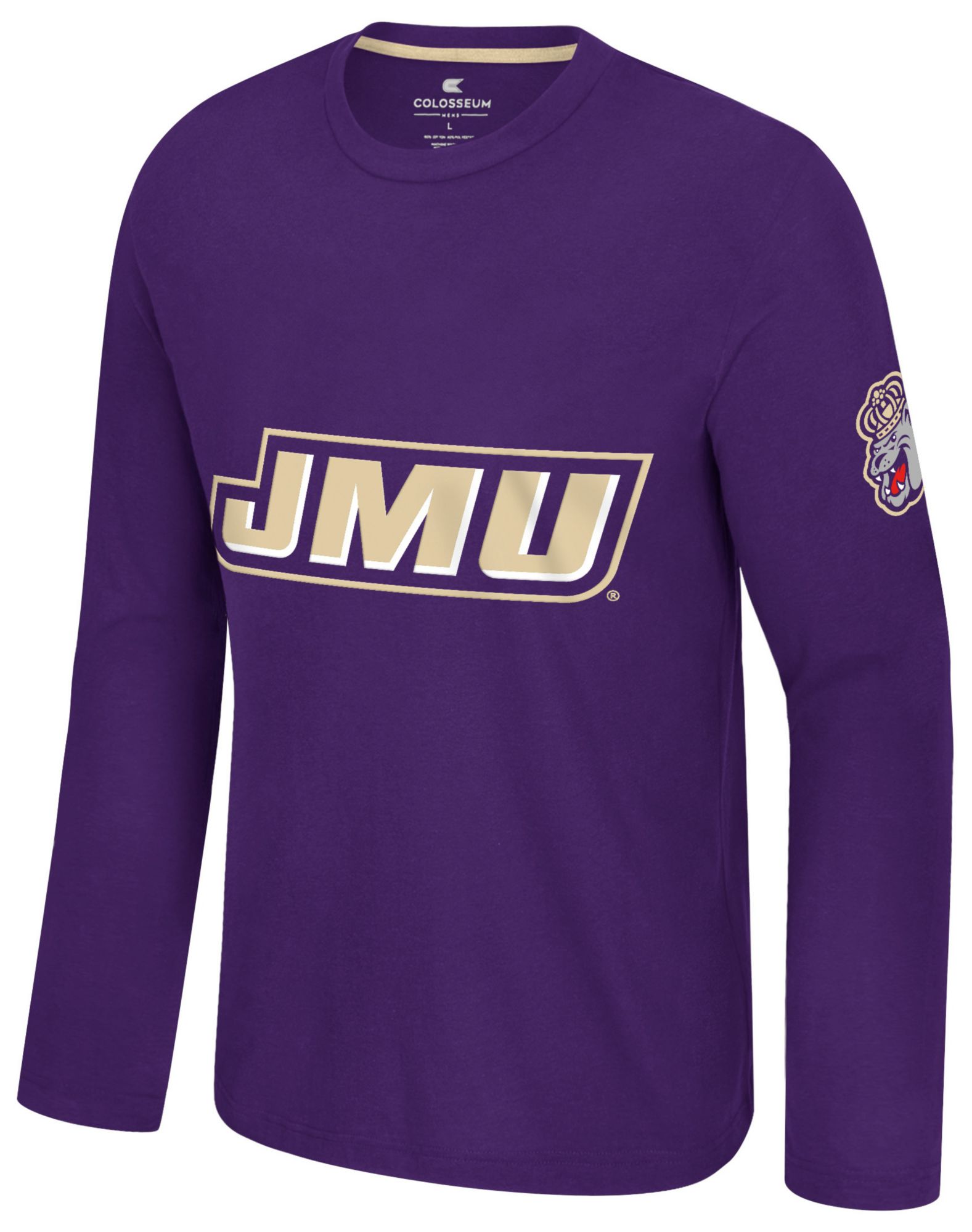 Colosseum Men's James Madison Dukes Purple Richie Long Sleeve Shirt