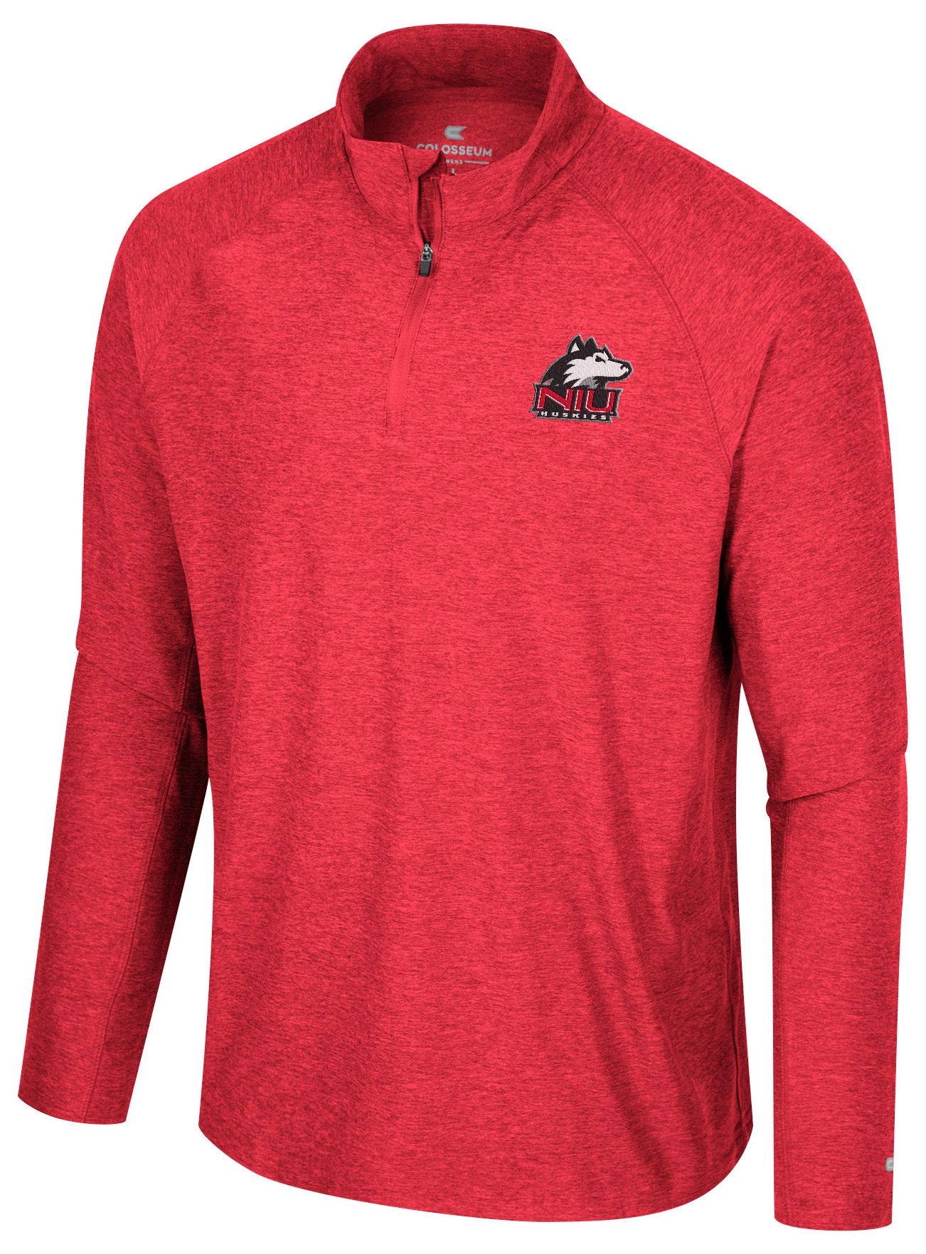 Colosseum Men's Northern Illinois Huskies Red 1/4 Zip Jacket