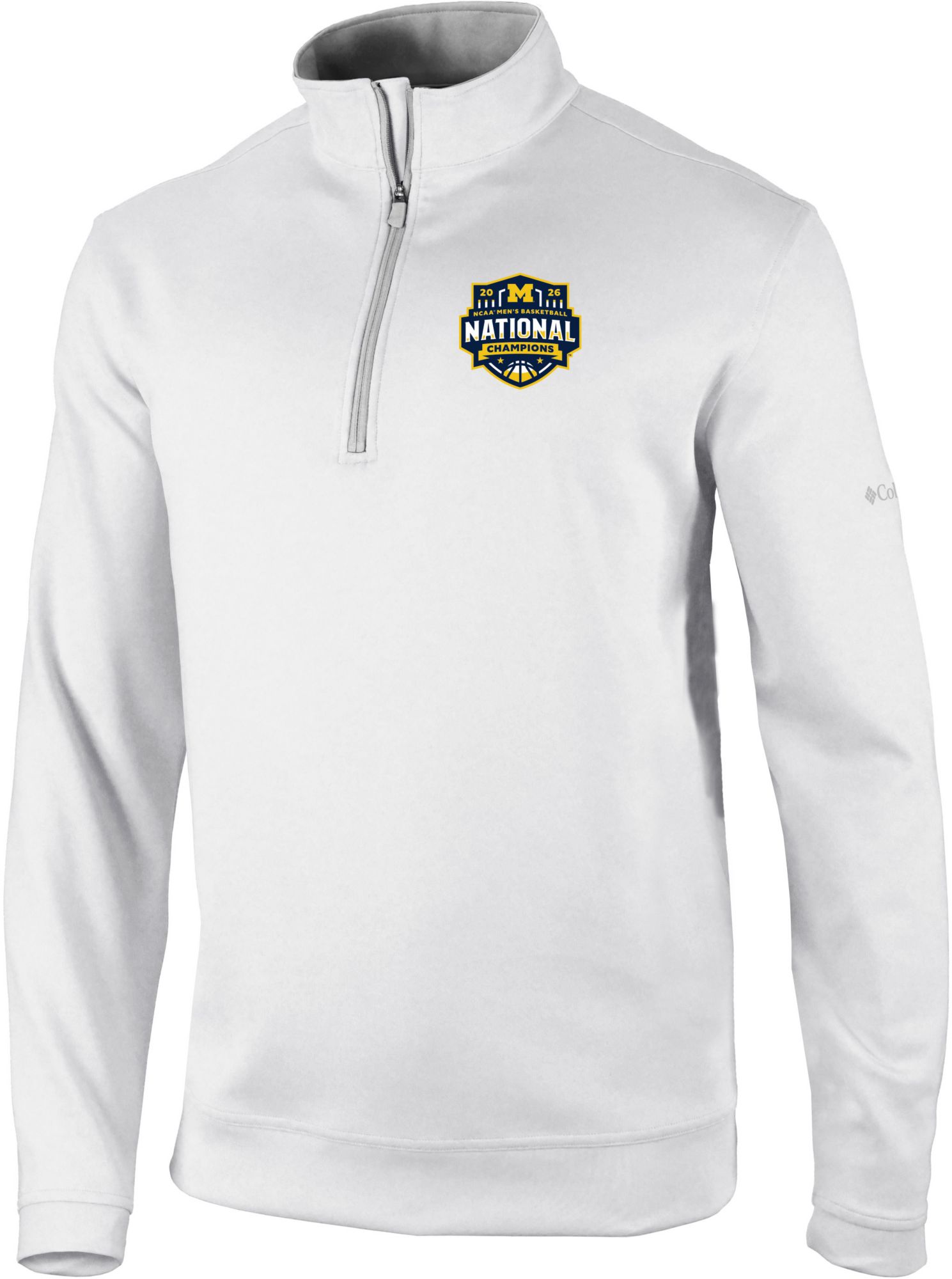 Columbia Adult 2026 Men's Basketball National Champions Michigan Wolverines Wickham Hills Quarter-Zip