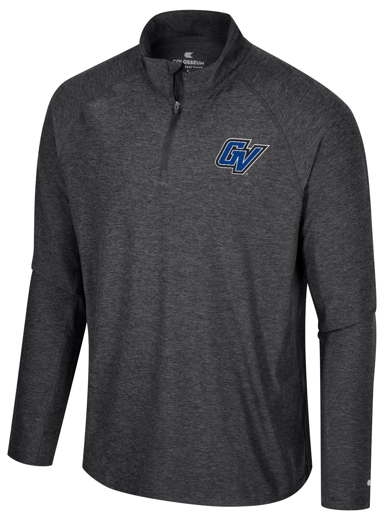 Colosseum Men's Grand Valley State Lakers Promo 1/4 Zip, XXL, Black