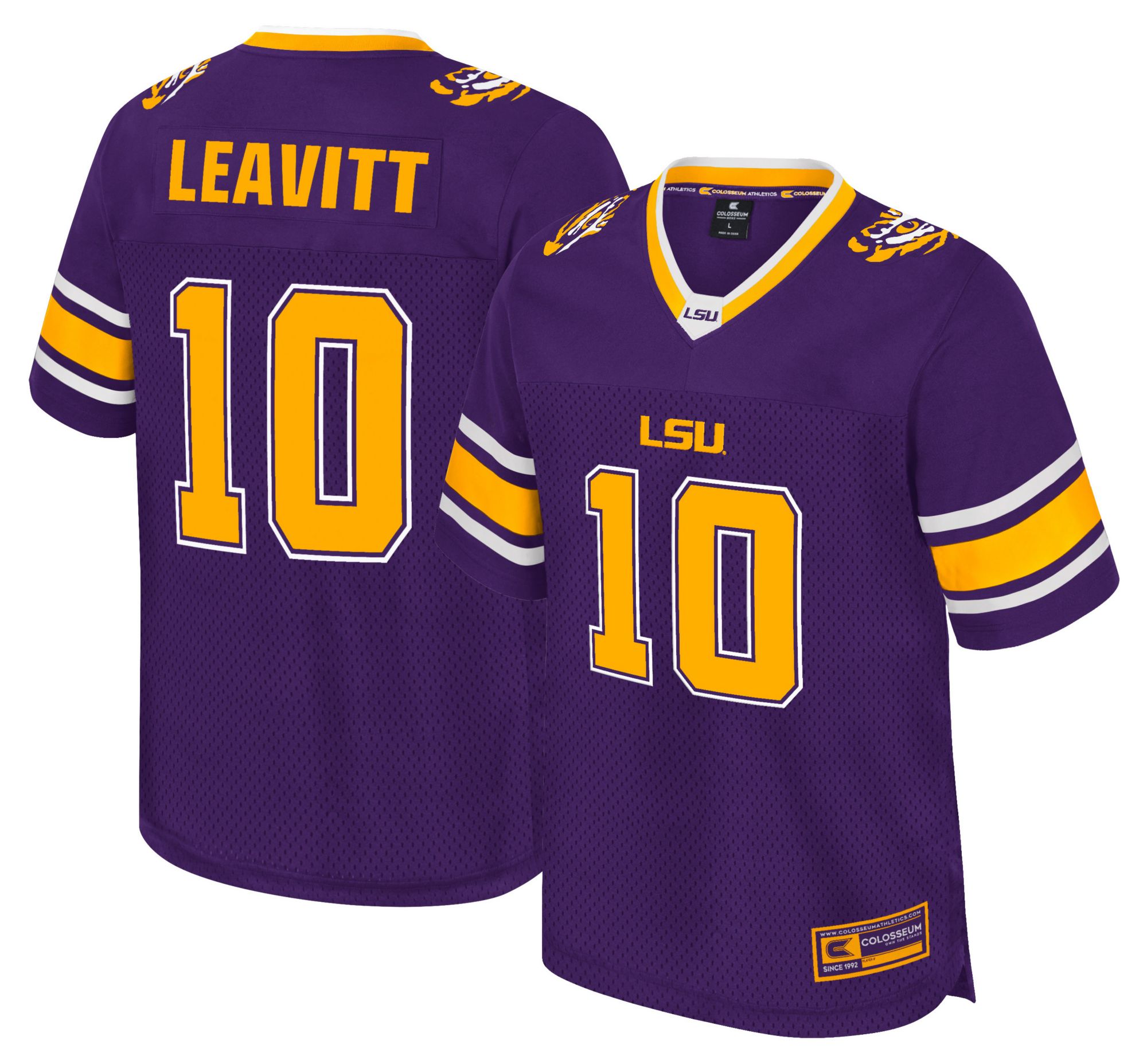 Colosseum Men's LSU Tigers Sam Leavitt Jersey