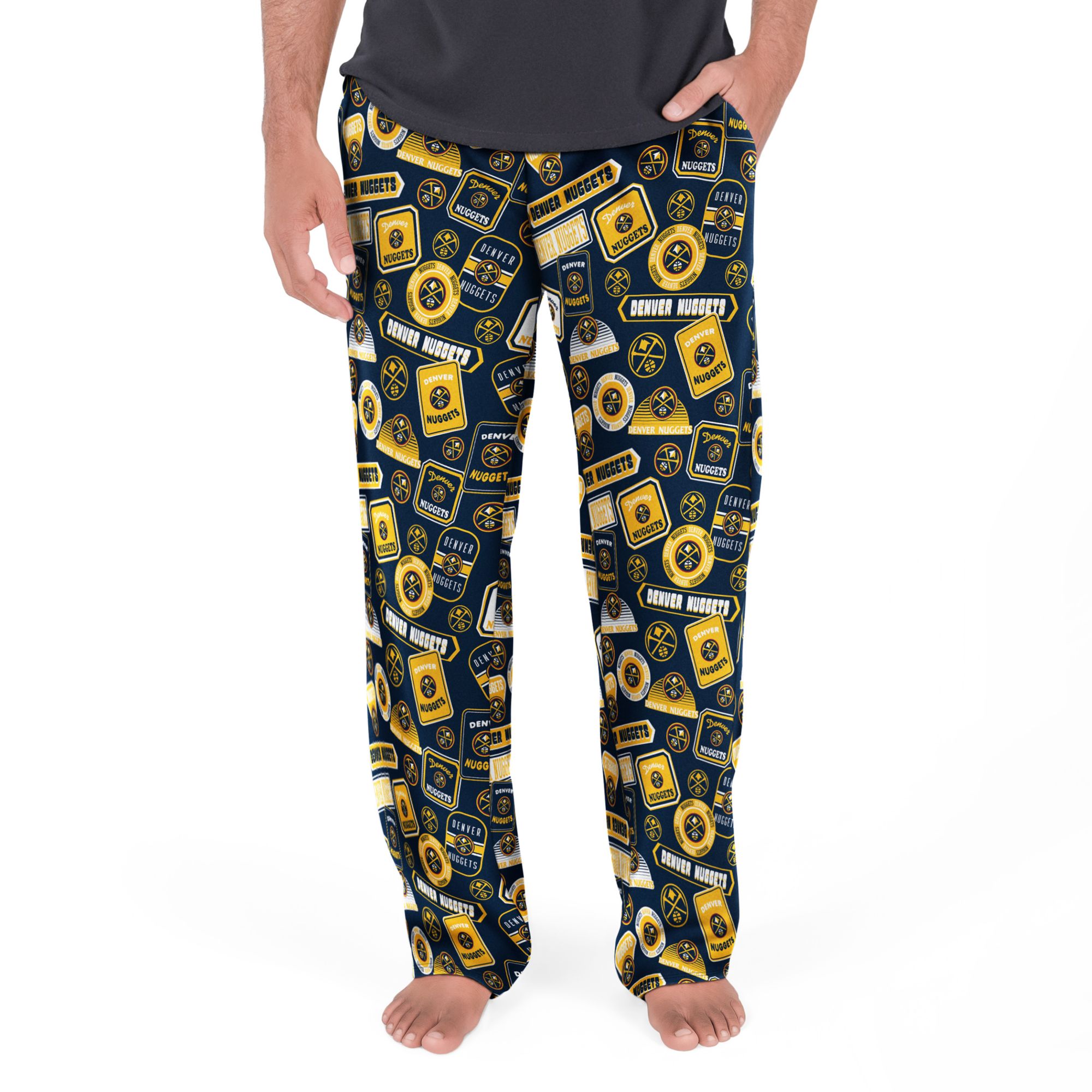 College Concepts Men's Denver Nuggets Sleep Pants