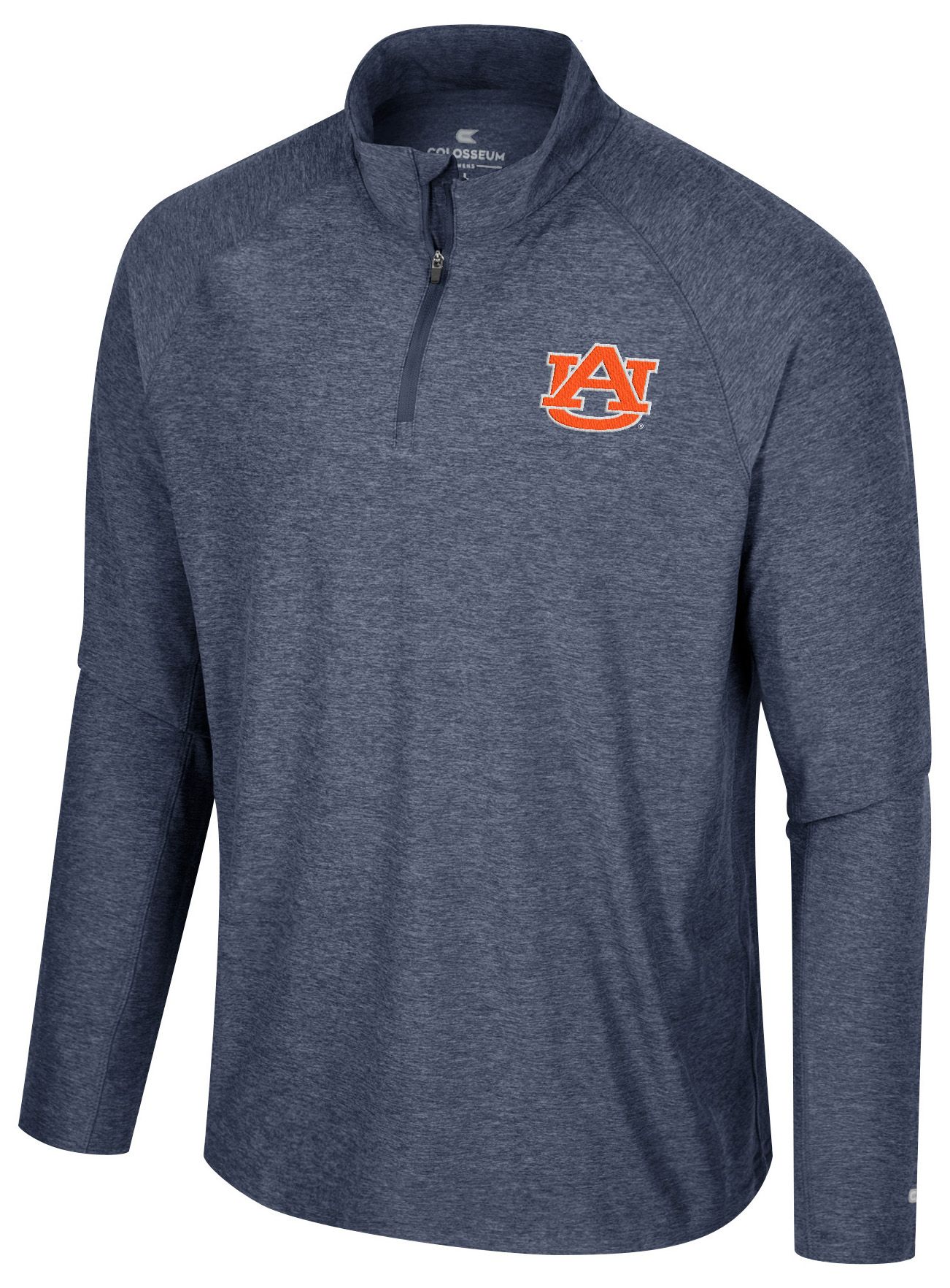 Colosseum Men's Auburn Tigers Navy 1/4 Zip Jacket