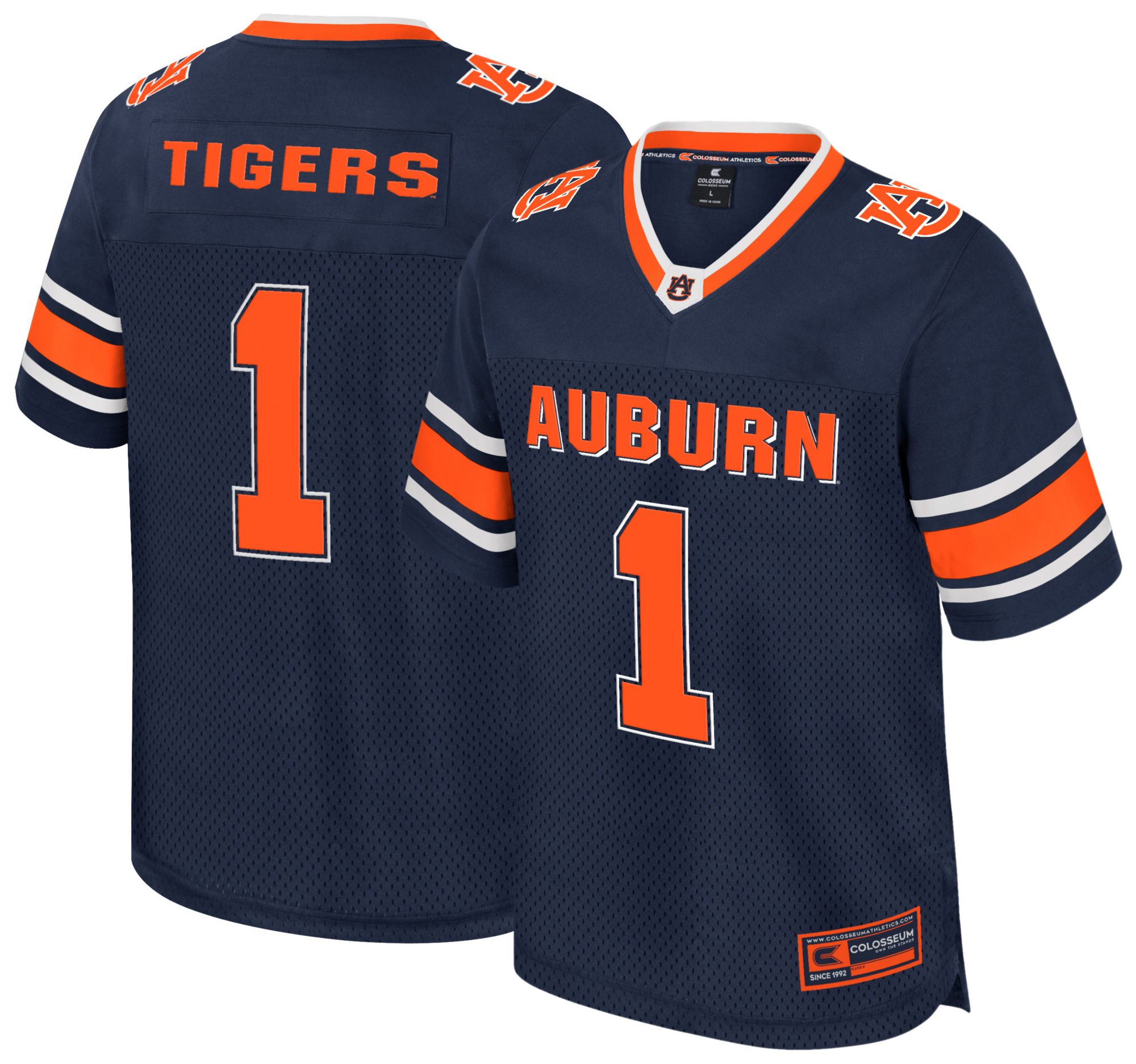 Colosseum Men's Auburn Tigers Navy All Day Jersey