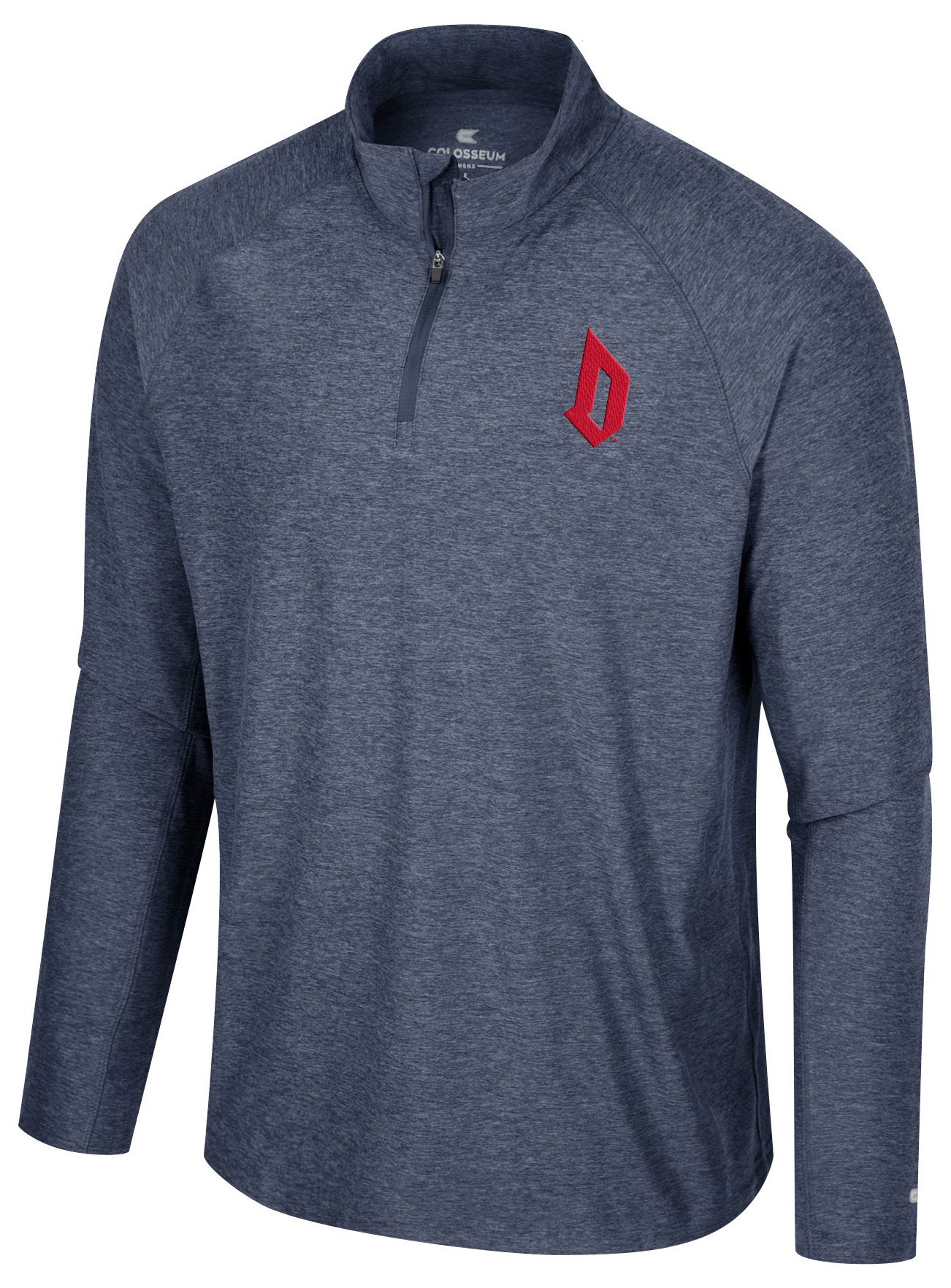 Colosseum Men's Duquesne Dukes Navy 1/4 Zip Jacket