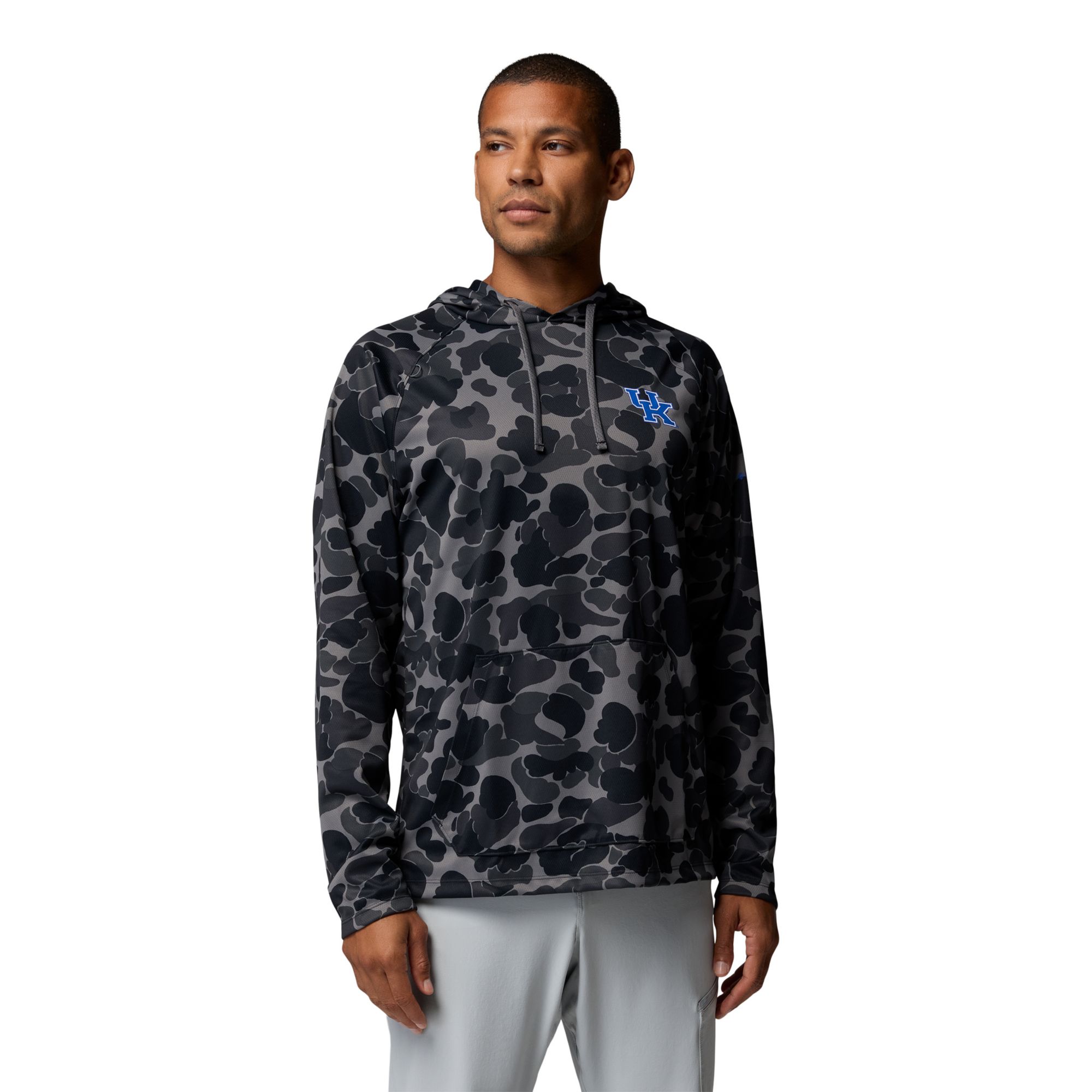 Columbia Men's Kentucky Wildcats Camo Wild Cast Hoodie
