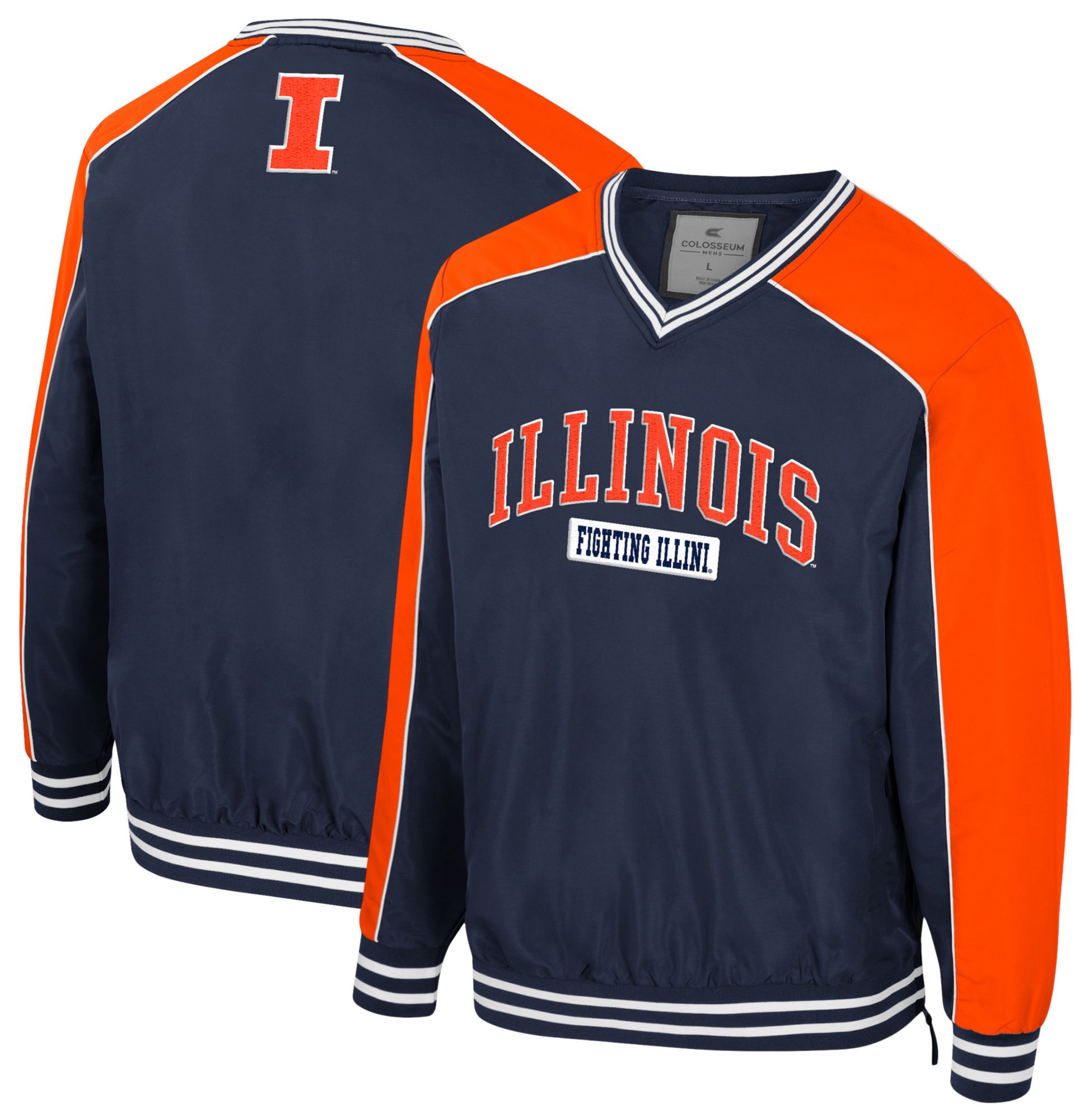 Colosseum Men's Illinois Fighting Illini Coach Jacket
