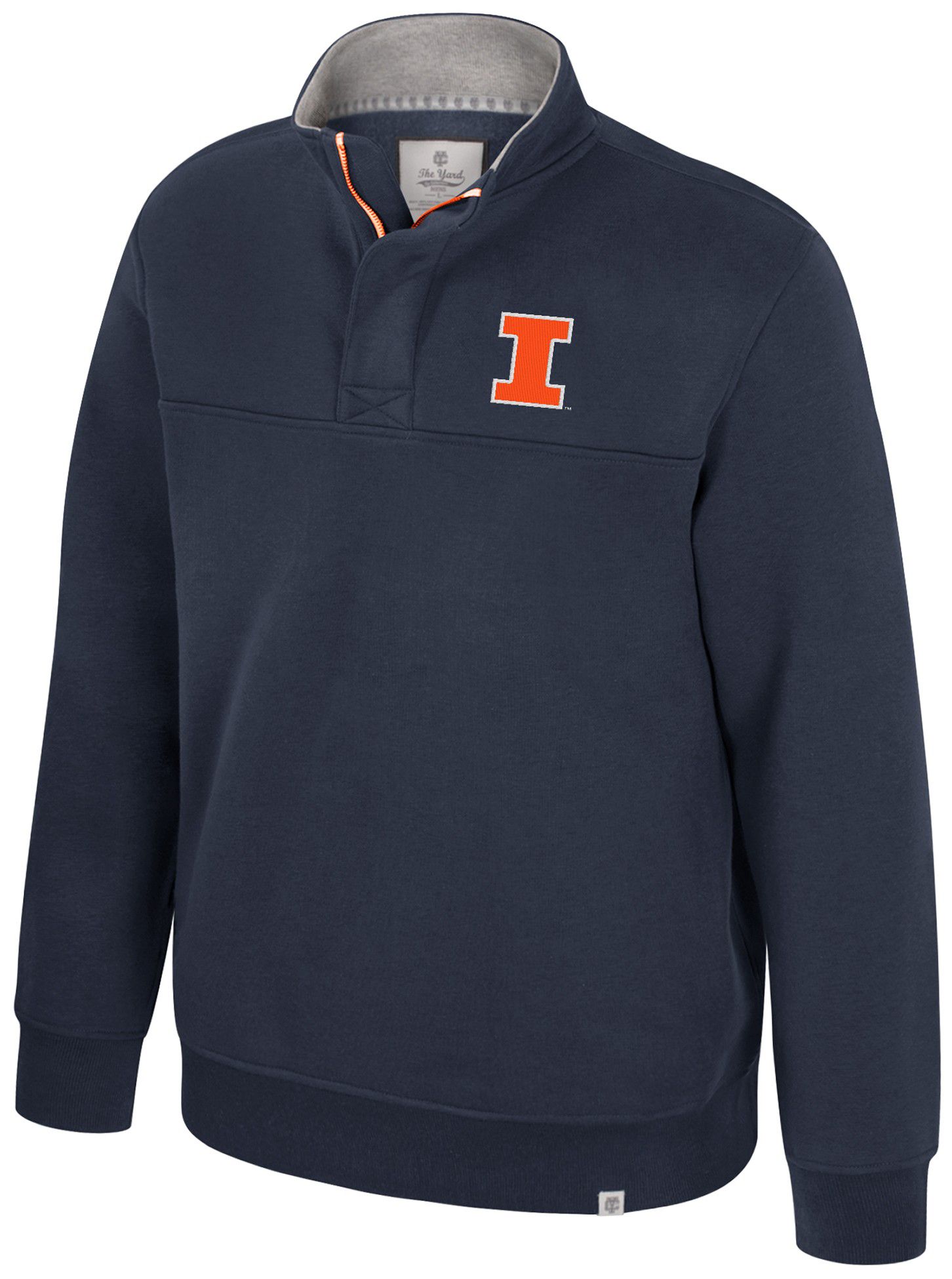 Colosseum Men's Illinois Fighting Illini Vintage Quarter-Zip