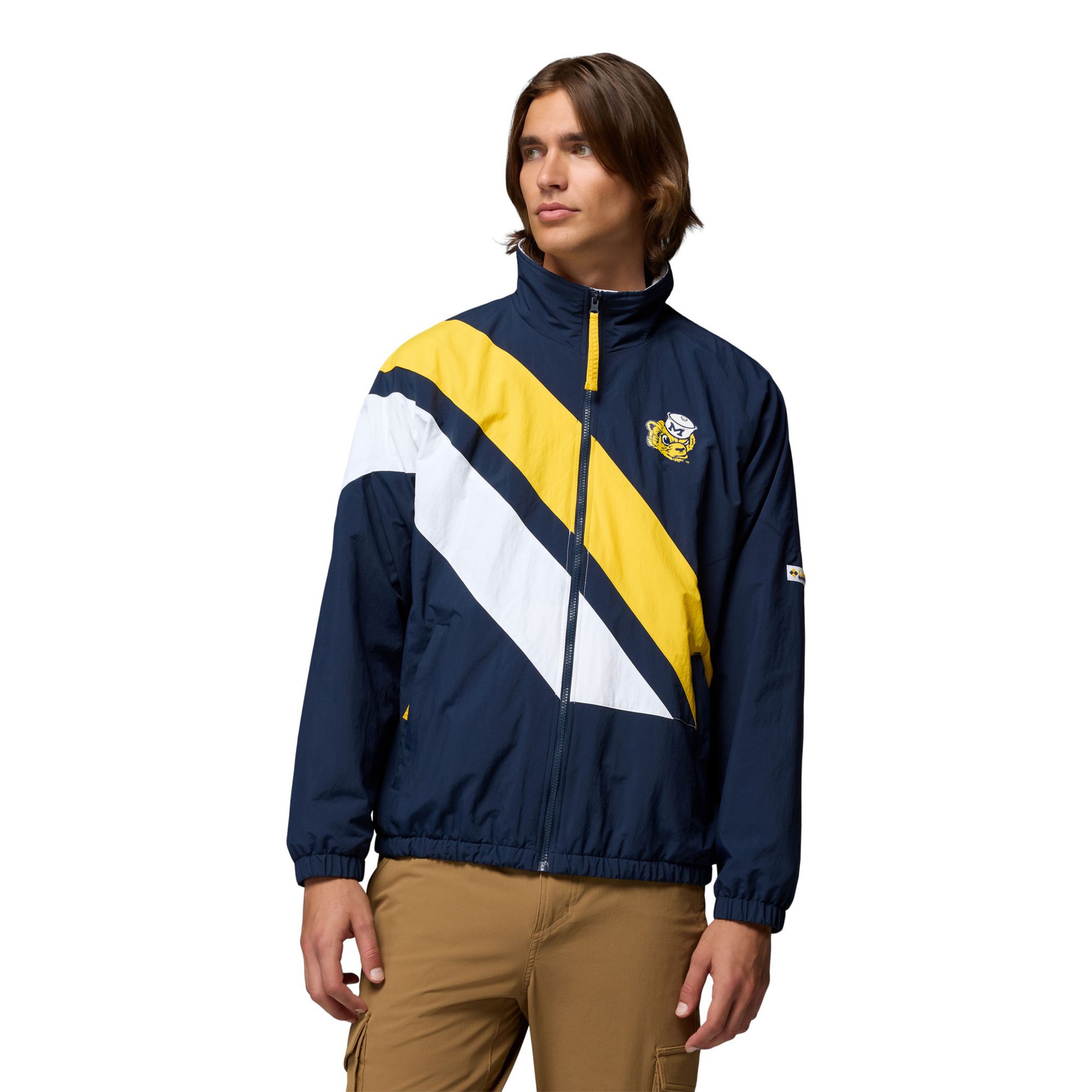 Columbia Men's Michigan Wolverines Reventure Windbreaker