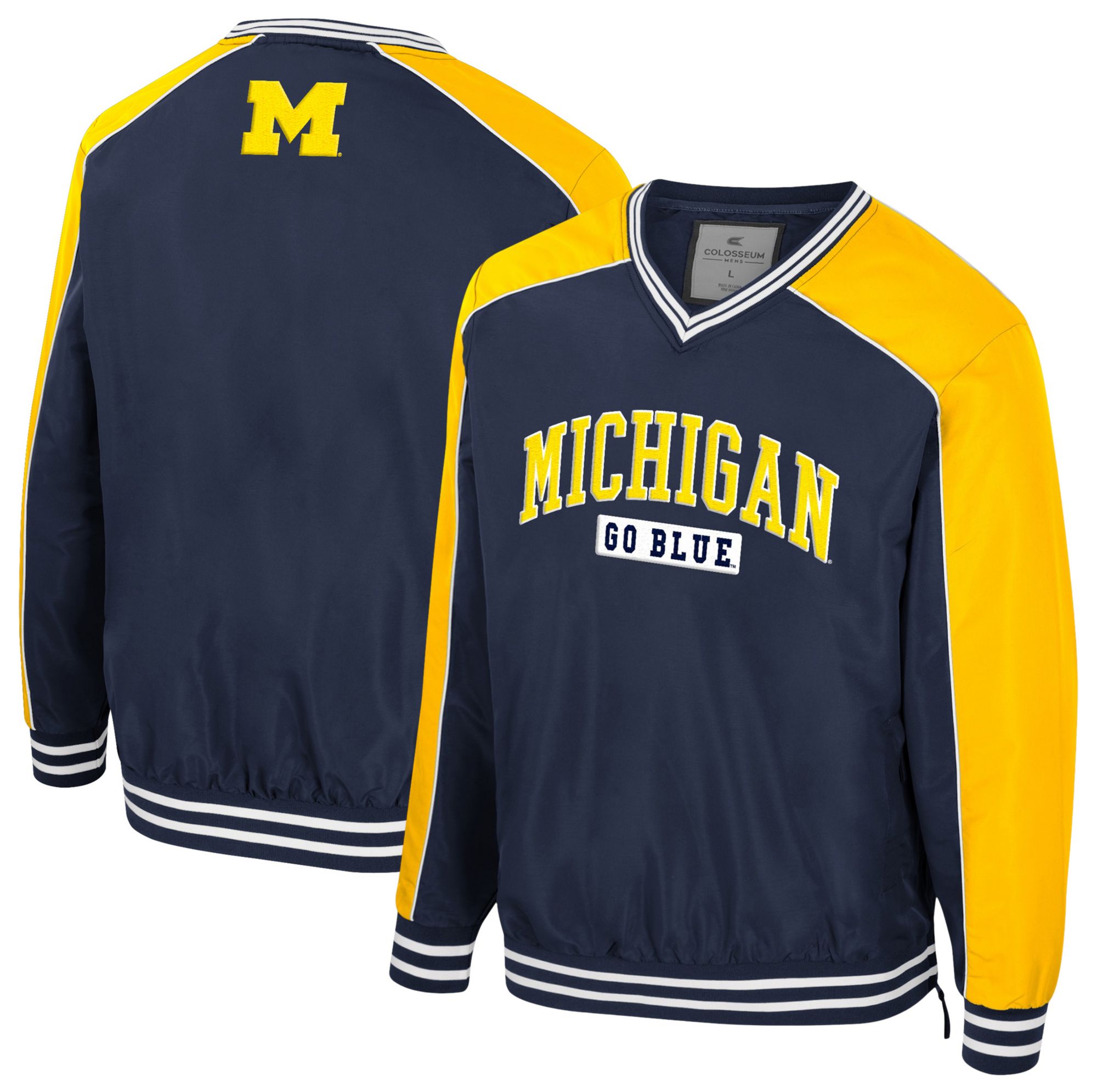 Colosseum Men's Michigan Wolverines Coach Jacket