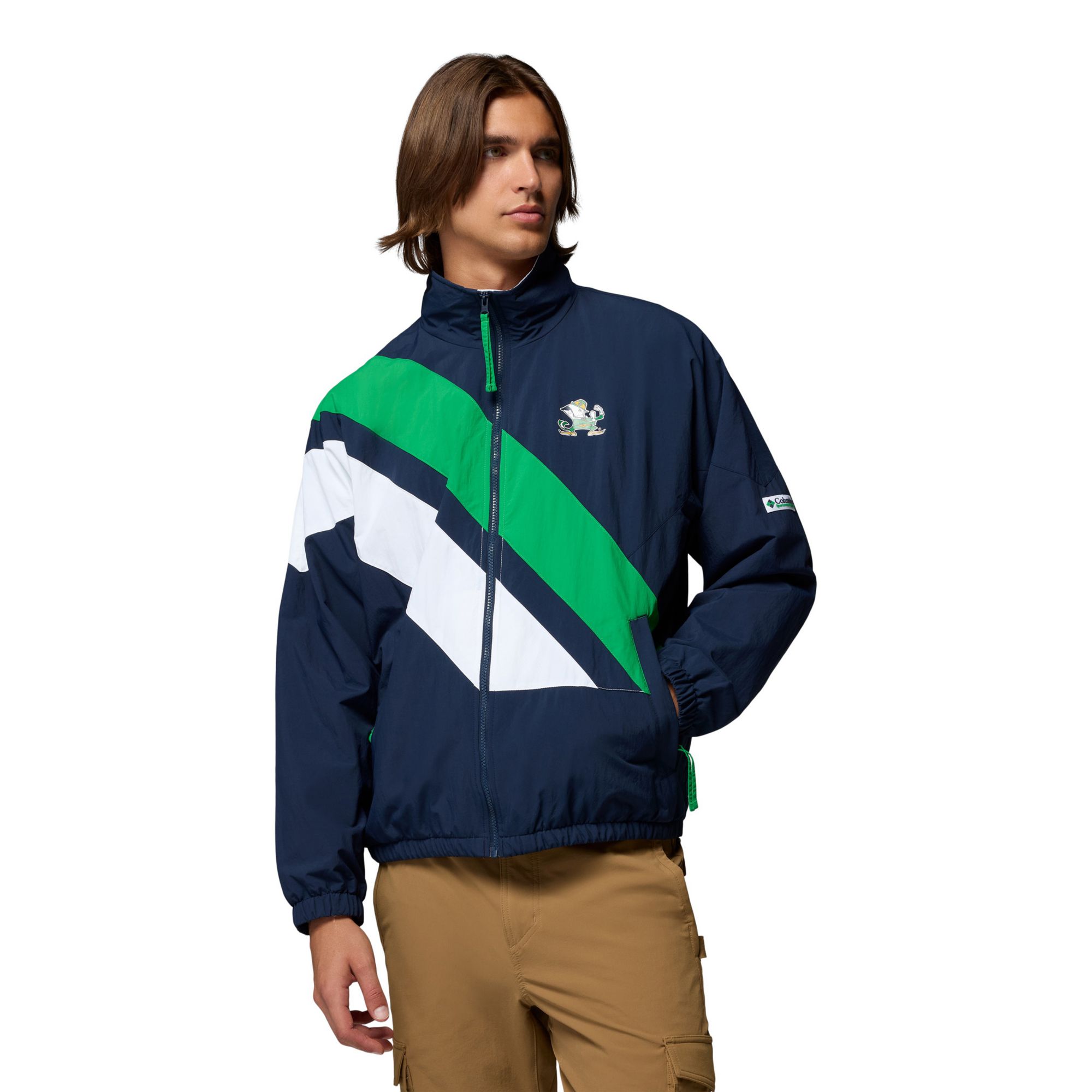 Columbia Men's Notre Dame Fighting Irish Reventure Windbreaker