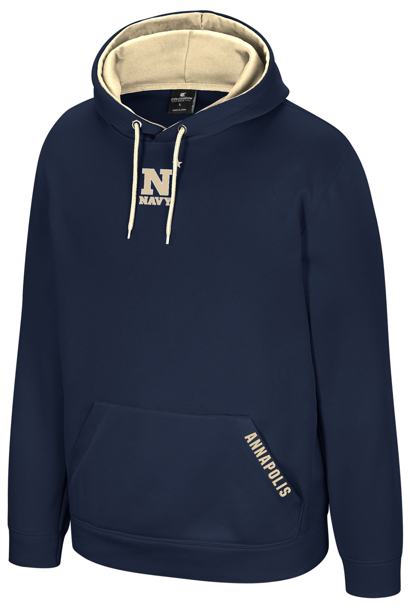 Colosseum Men's Navy Midshipmen Promo Hoodie