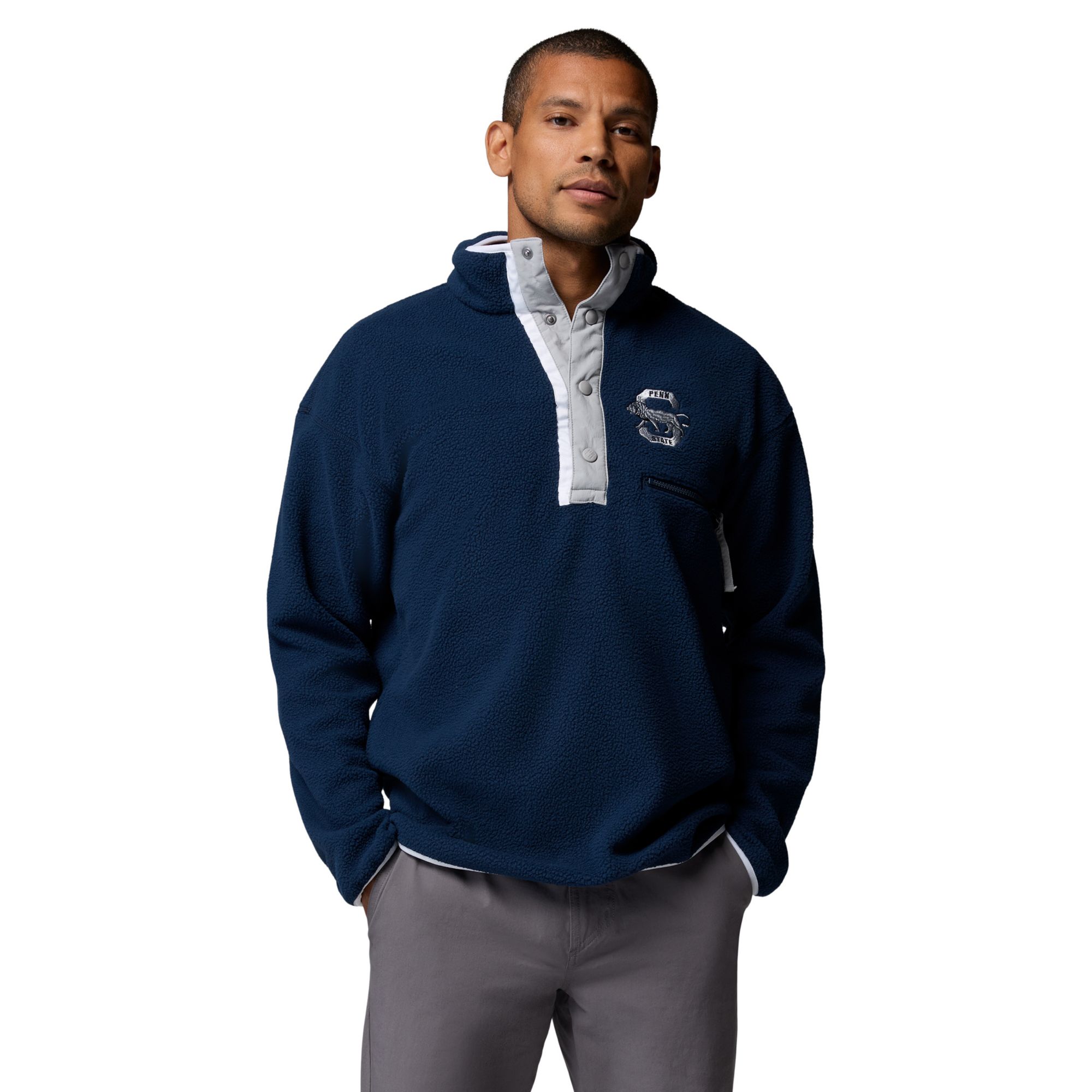 Columbia Men's Penn State Nittany Lions Helvetia Fleece Pullover
