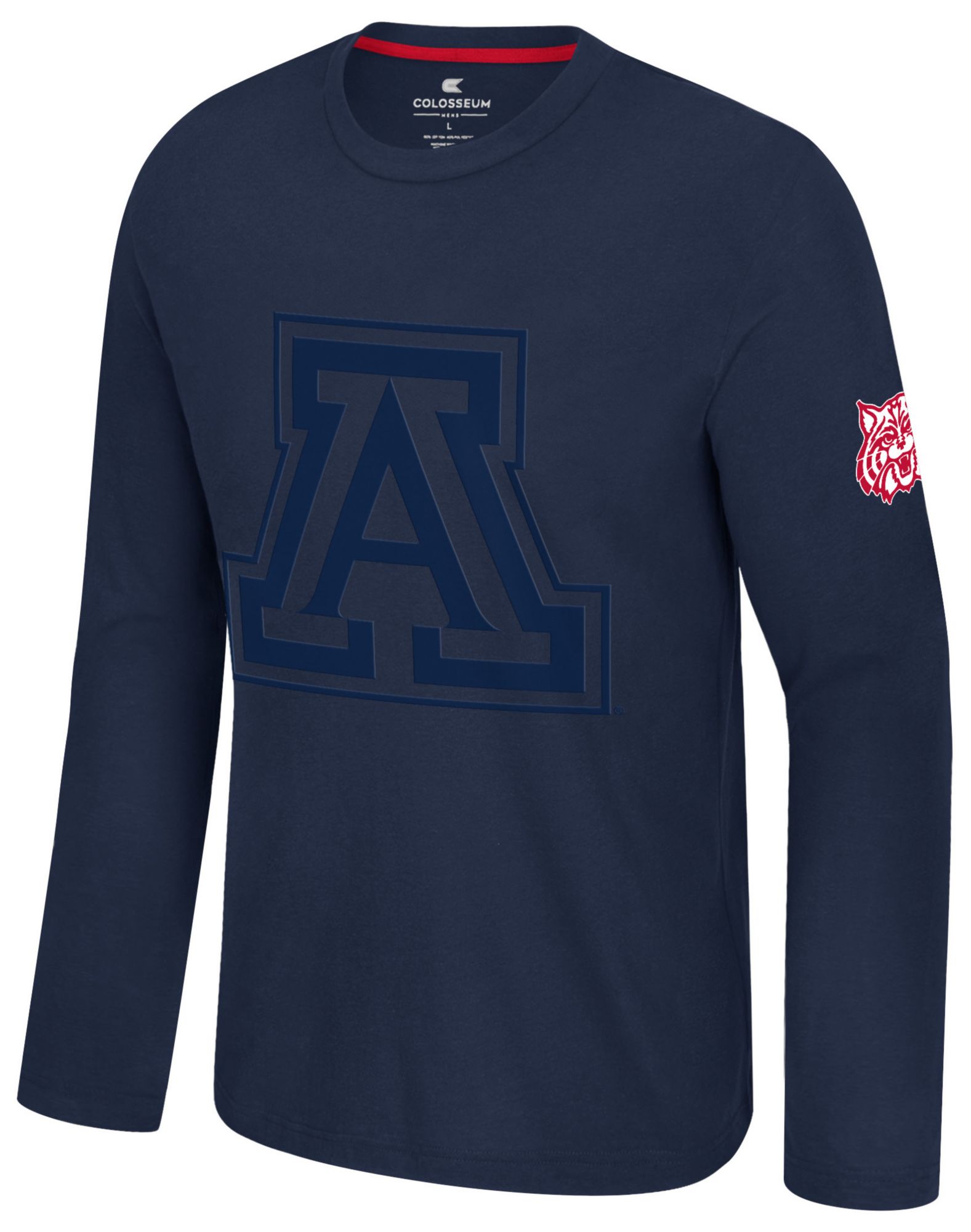 Colosseum Men's Arizona Wildcats Navy Richie Long Sleeve Shirt