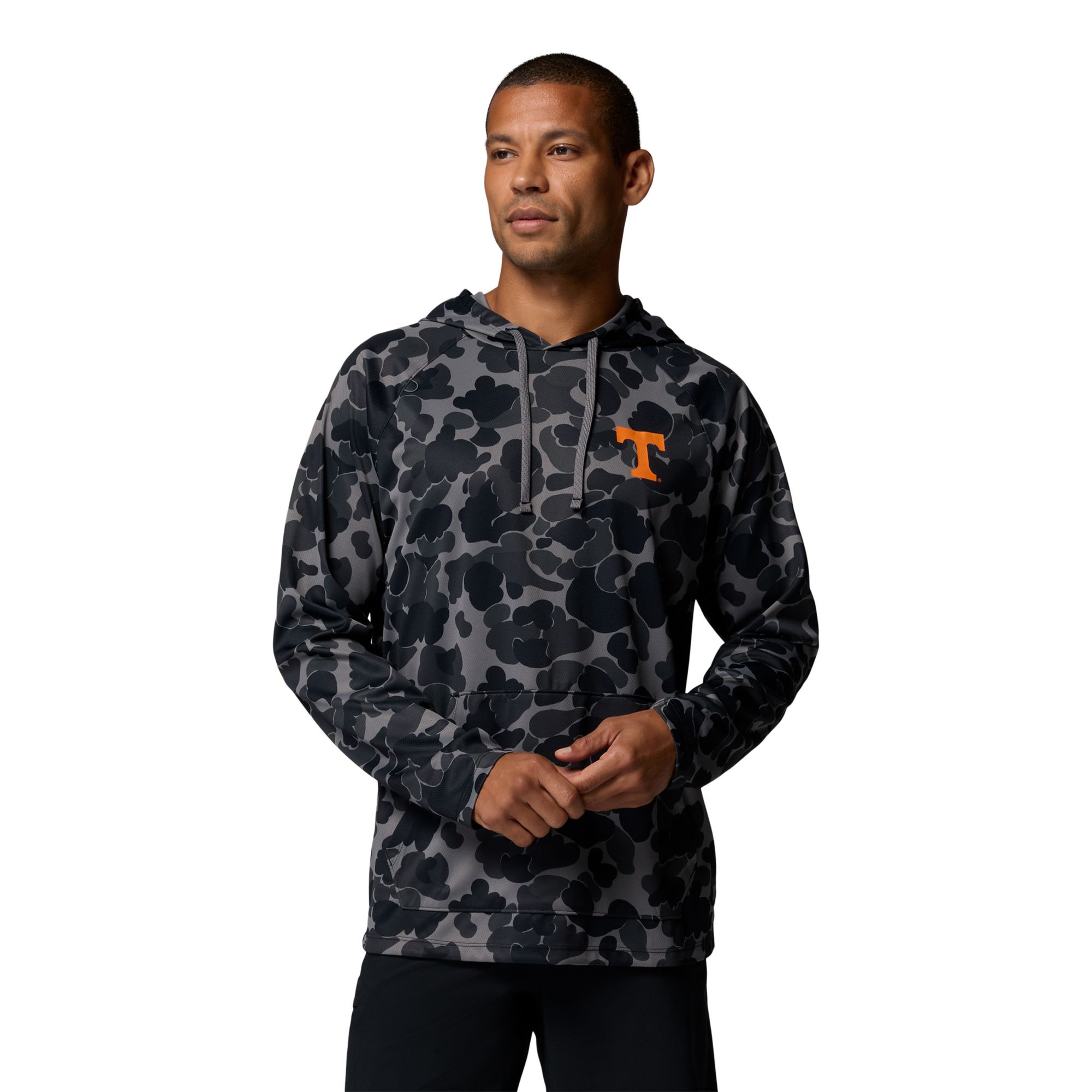 Columbia Men's Tennessee Volunteers Camo Wild Cast Hoodie