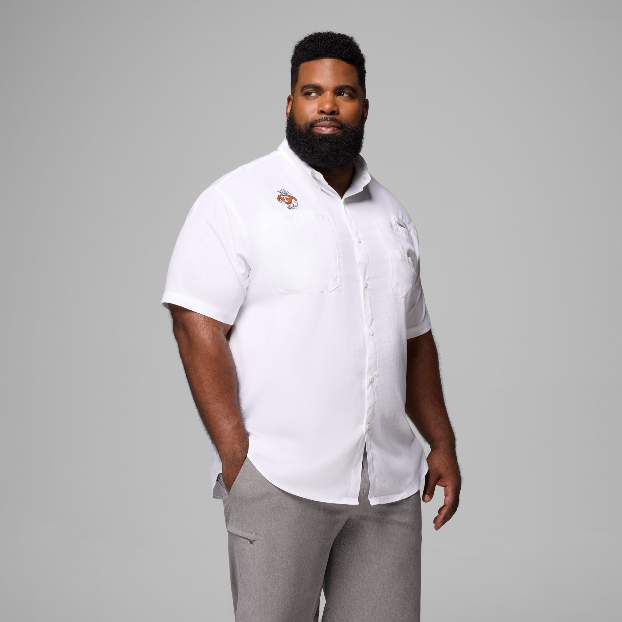 Columbia Men's Tennessee Volunteers White Tamiami T-Shirt