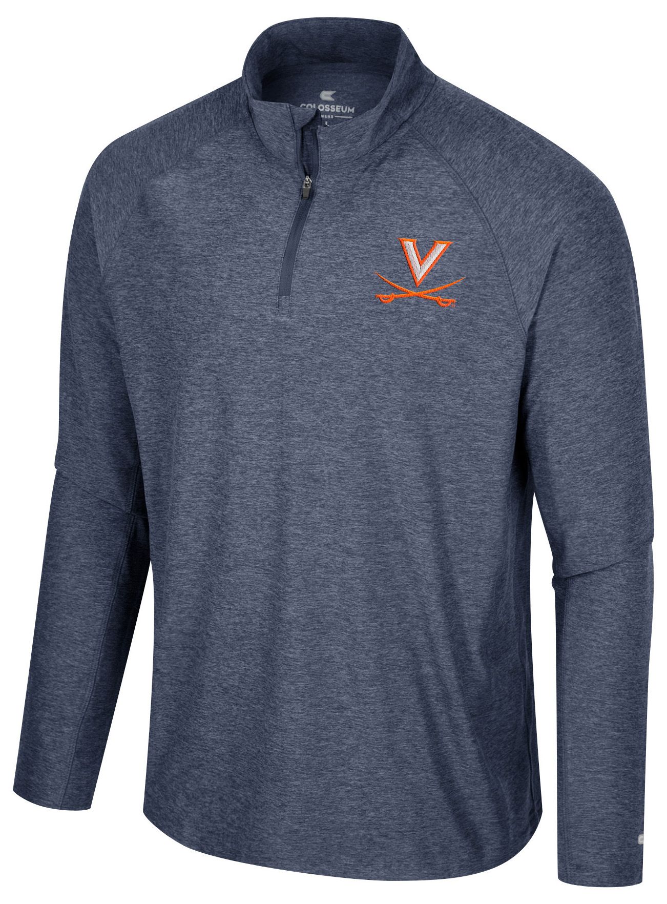 Colosseum Men's Virginia Cavaliers Navy 1/4 Zip Jacket
