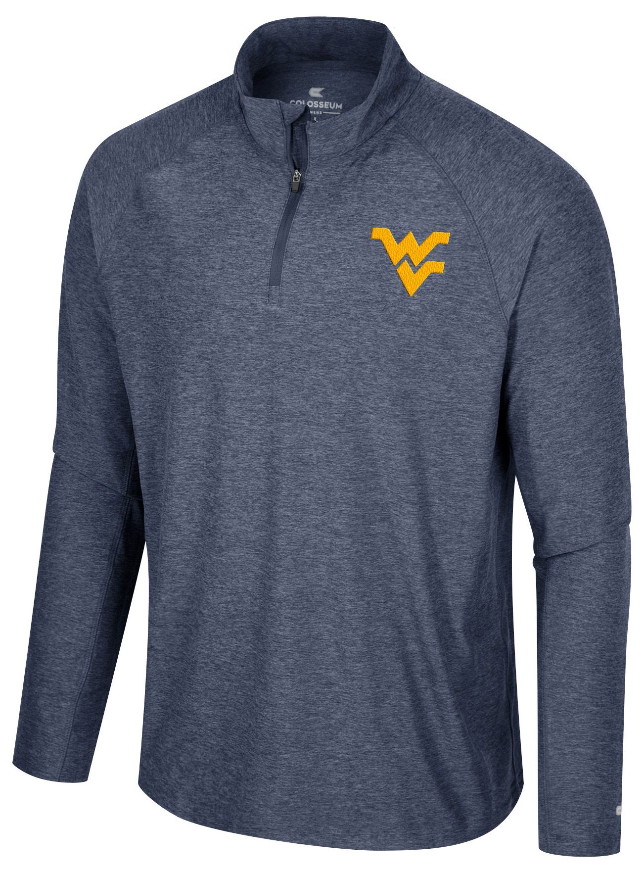 Colosseum Men's West Virginia Mountaineers Navy 1/4 Zip Jacket