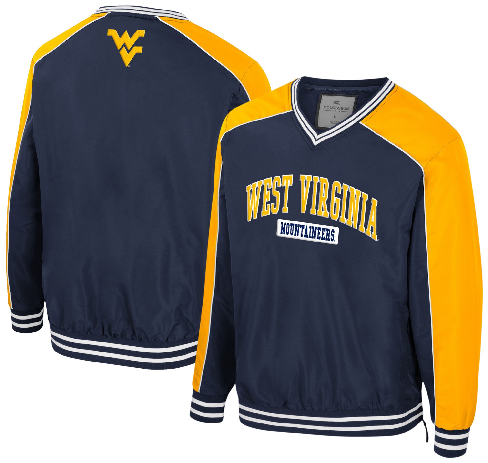 Colosseum Men's West Virginia Mountaineers Coach Jacket