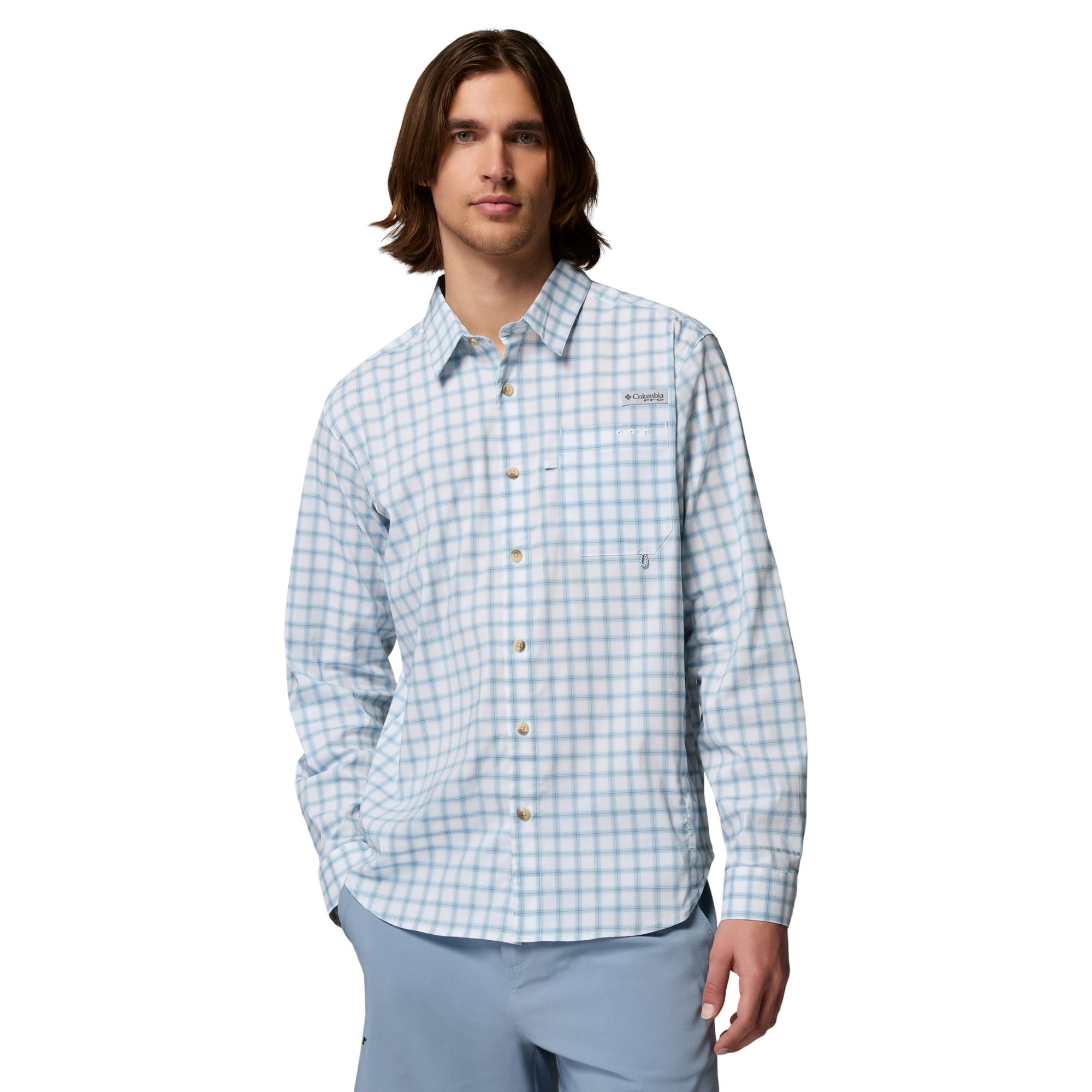 Columbia Men's PFG Harbor Peak Long Sleeve Shirt