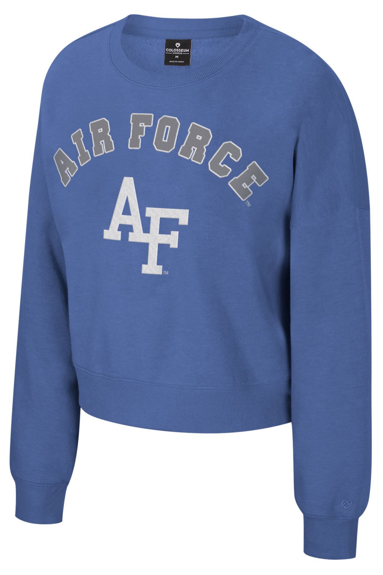 Colosseum Women's Air Force Falcons Royal Crewneck Sweatshirt