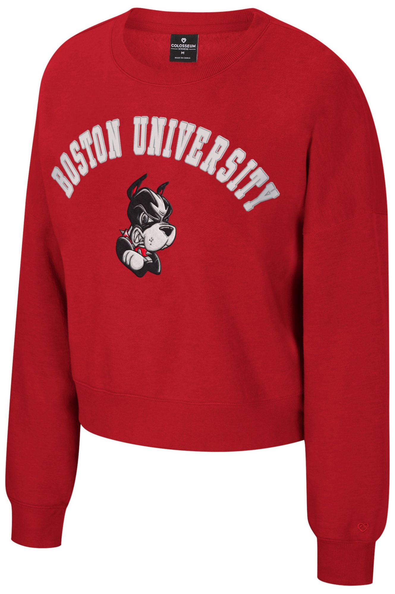 Colosseum Women's Boston Terriers Promo Crewneck Sweatshirt