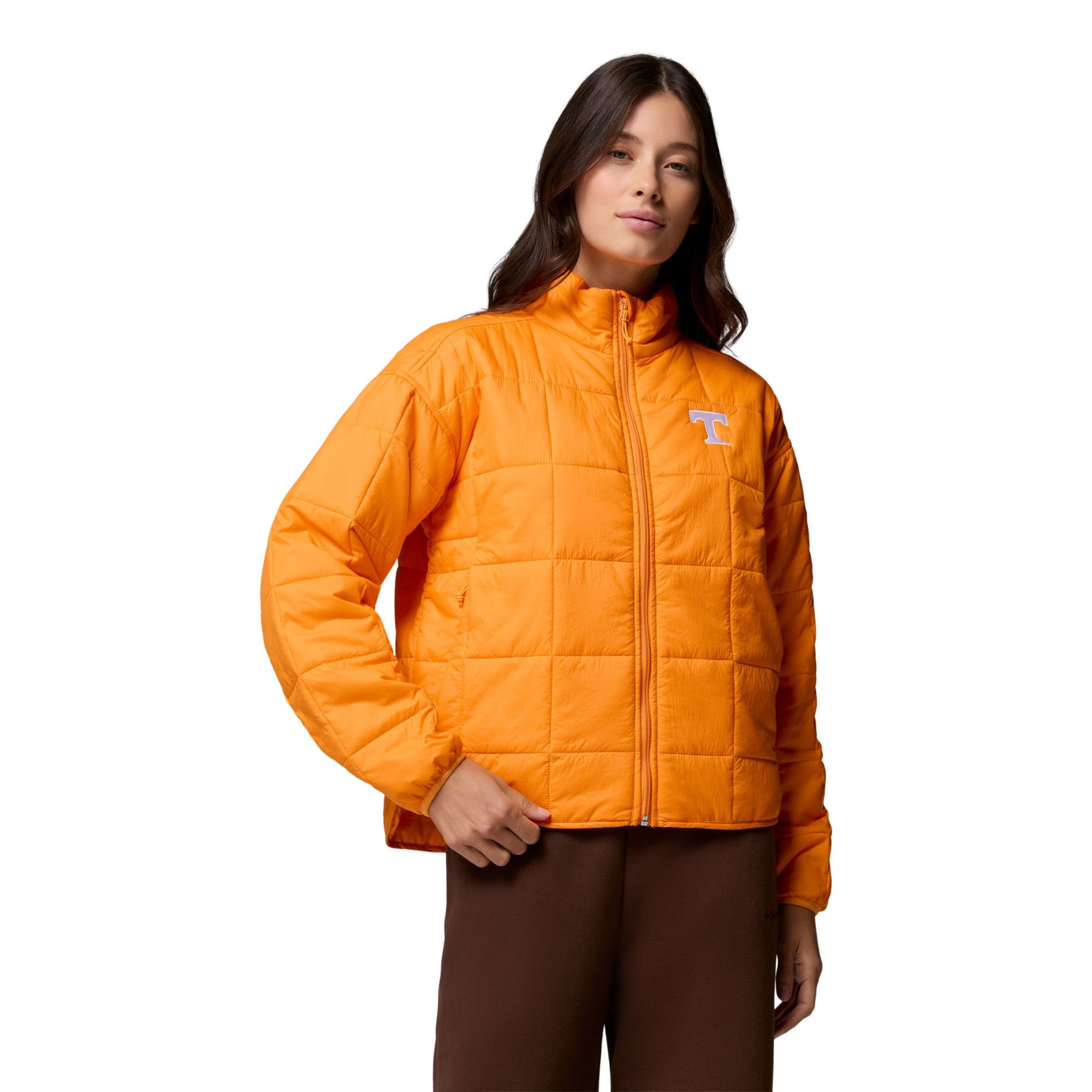 Columbia Women's Tennessee Volunteers Sienna Hill Full-Zip Quilted Jacket, Large, Orange