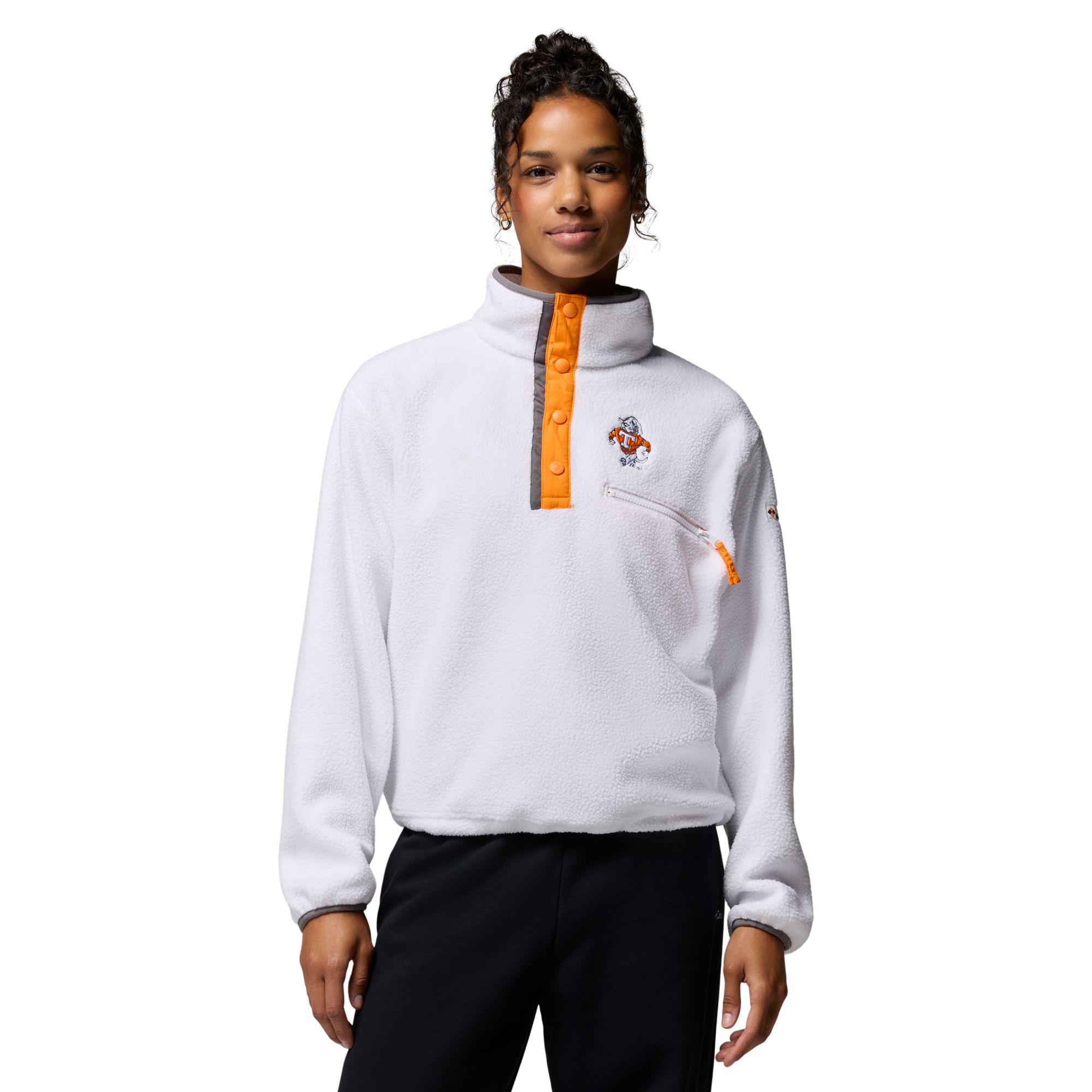 Columbia Women's Tennessee Volunteers Helvetia Pullover - White