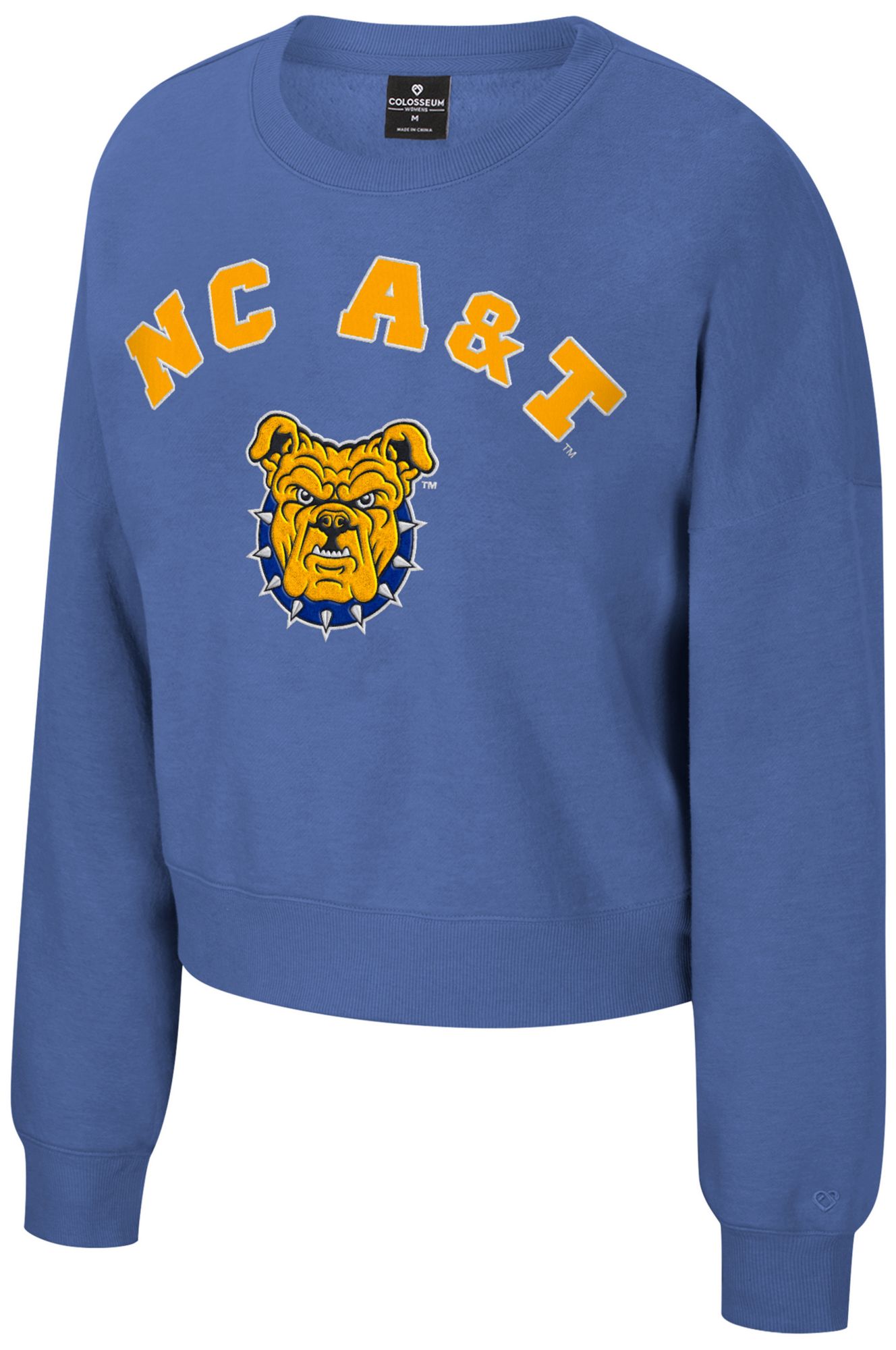 Colosseum Women's North Carolina A&amp;T Aggies Royal Crewneck Sweatshirt