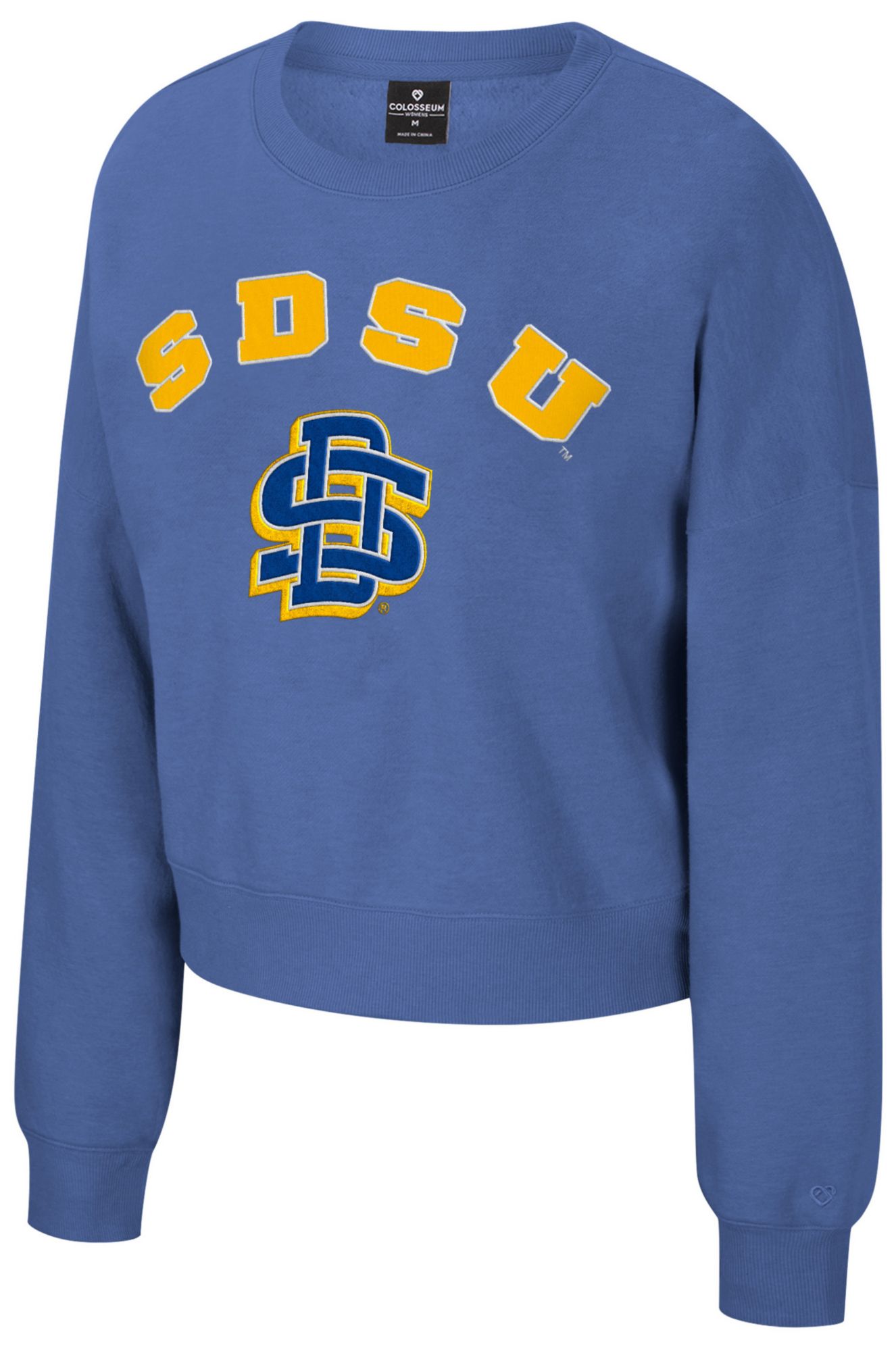 Colosseum Women's South Dakota State Jackrabbits Royal Crewneck Sweatshirt