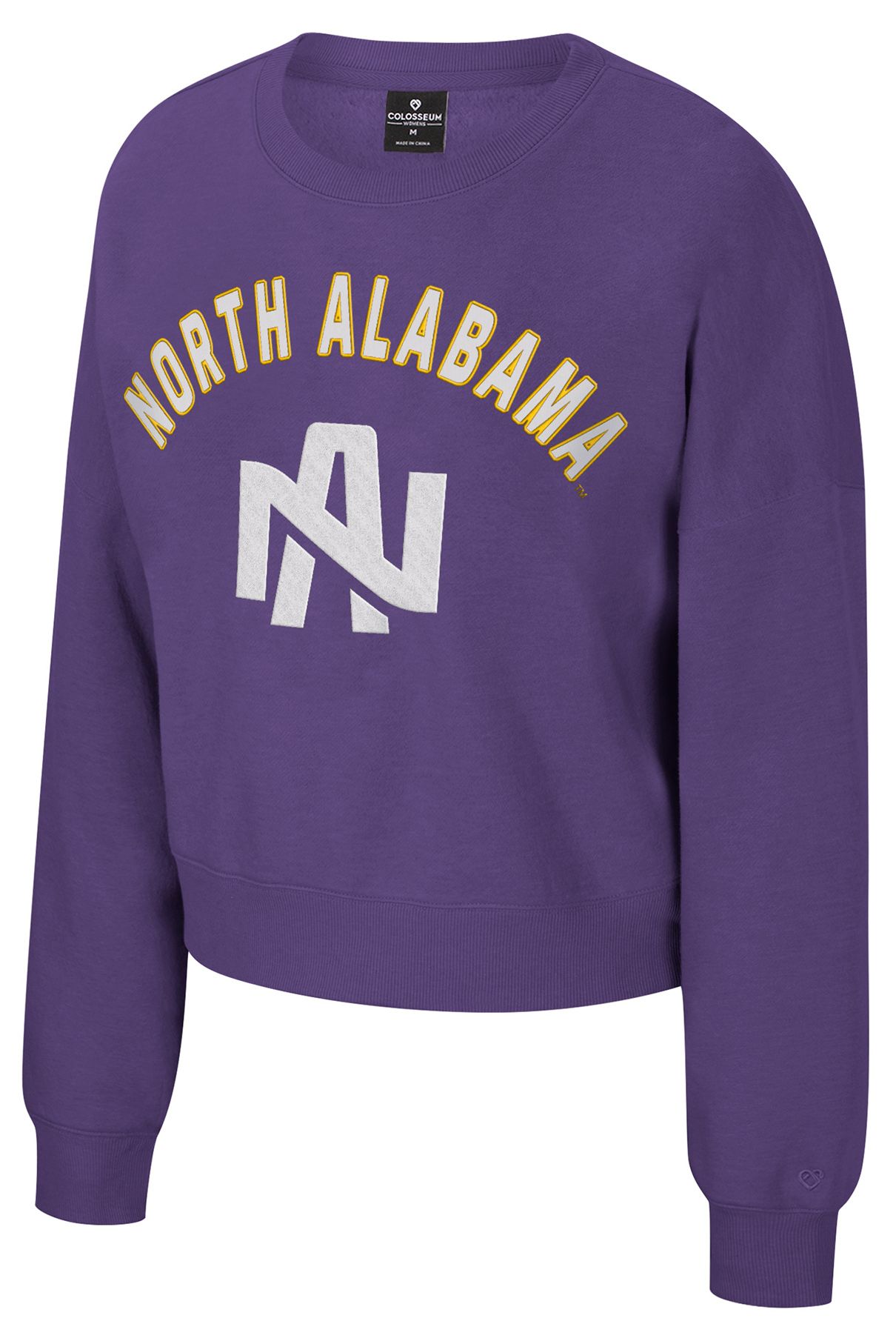 Colosseum Women's North Alabama Lions Purple Crewneck Sweatshirt