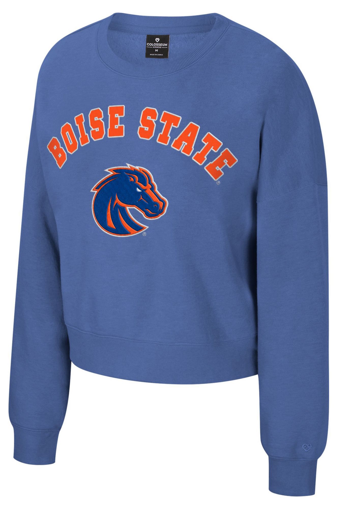 Colosseum Women's Boise State Broncos Royal Crewneck Sweatshirt