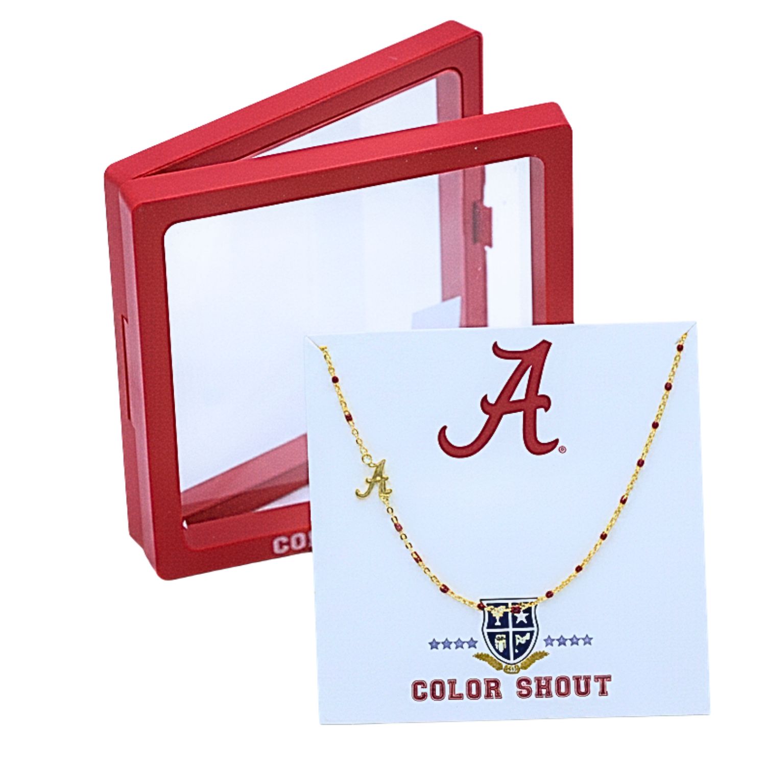 Color Shout Alabama Crimson Tide Logo Necklace