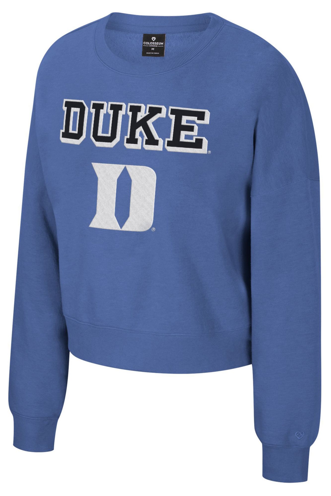 Colosseum Women's Duke Blue Devils Royal Crewneck Sweatshirt