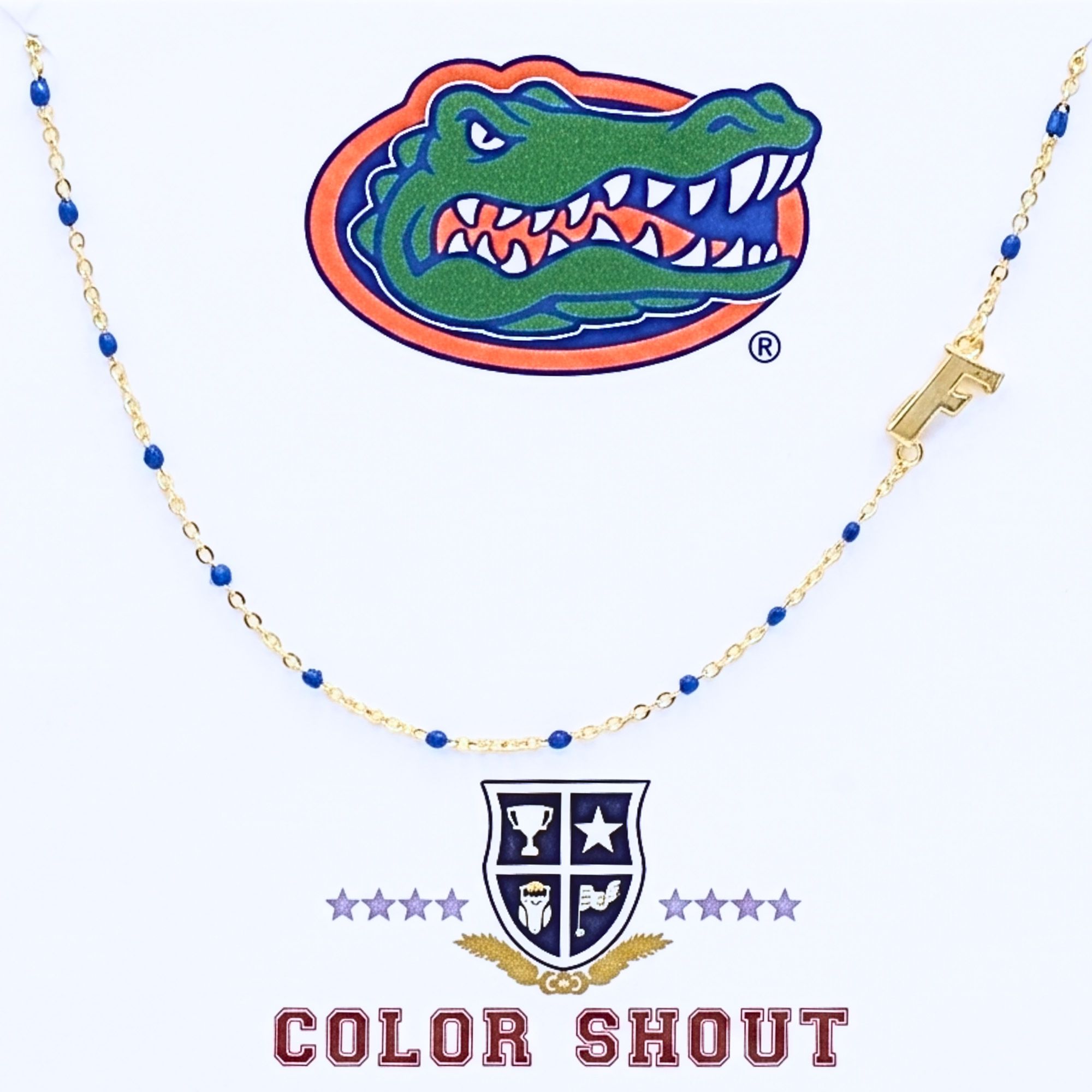 Color Shout Florida Gators Logo Necklace