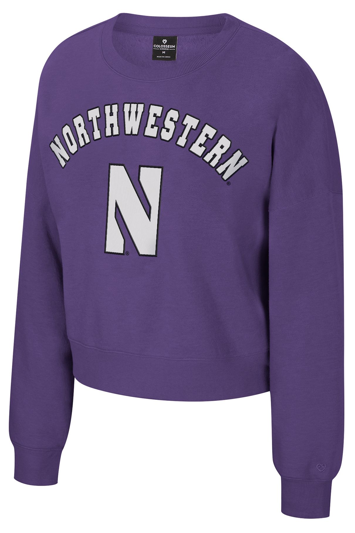 Colosseum Women's Northwestern Wildcats Purple Crewneck Sweatshirt