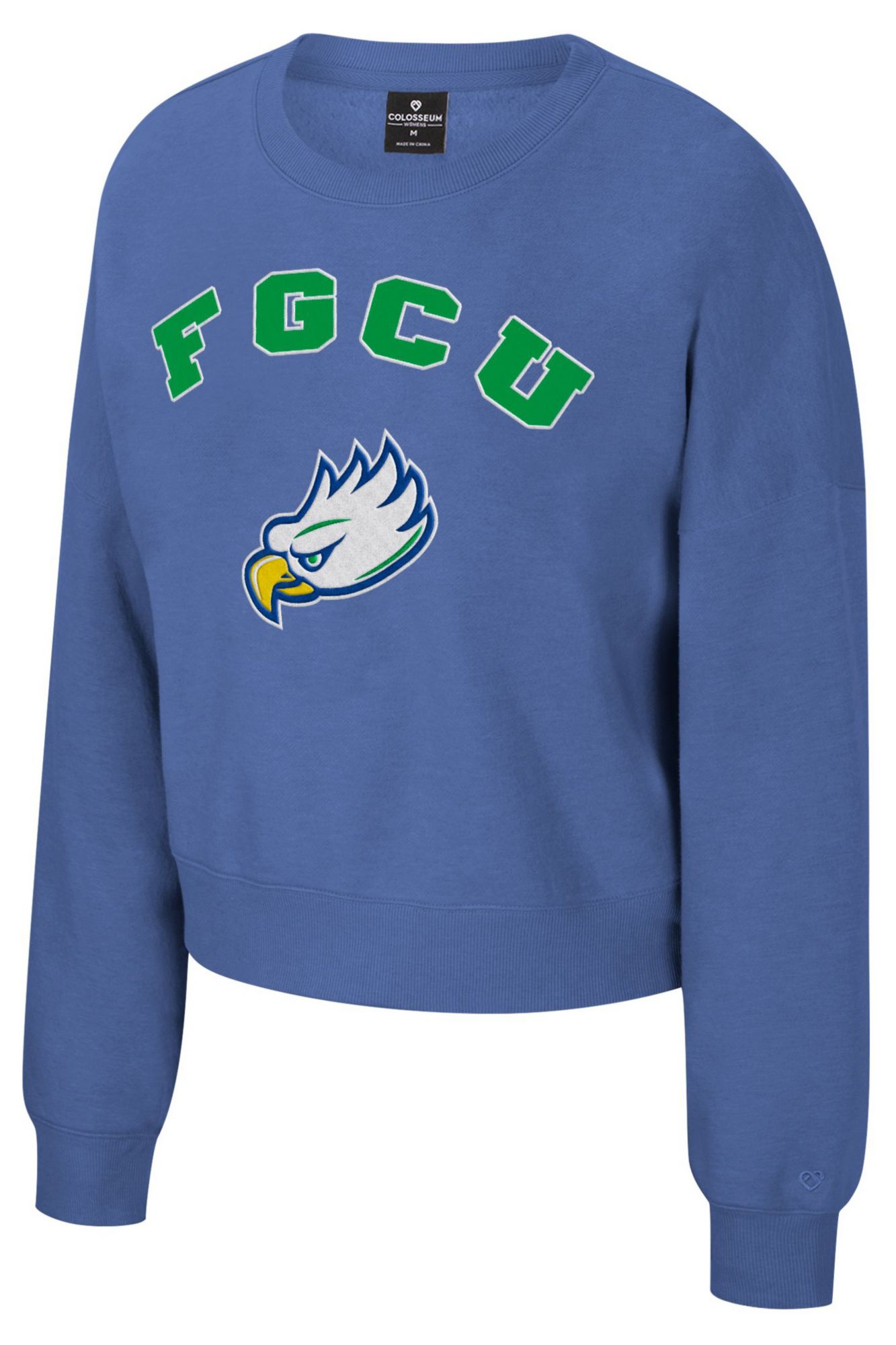 Colosseum Women's Florida Gulf Coast Eagles Royal Crewneck Sweatshirt