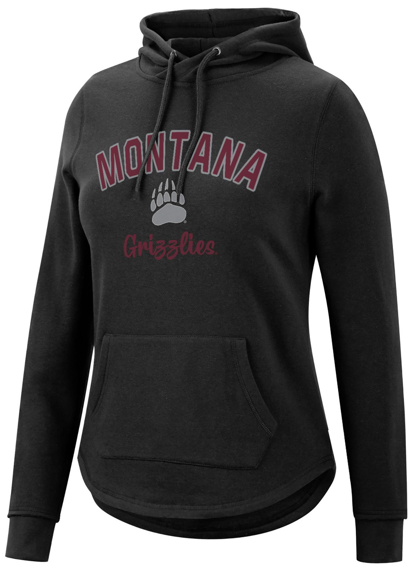 Colosseum Women's Montana Grizzlies Black Crossover Hoodie
