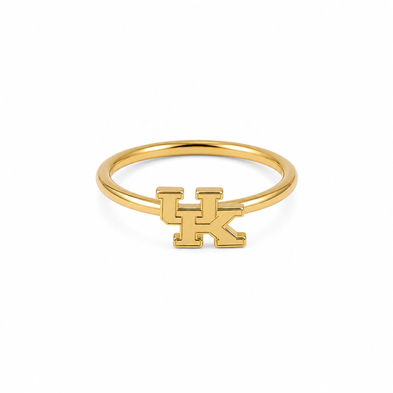 Color Shout Kentucky Wildcats Logo Stack Ring Set Size Six
