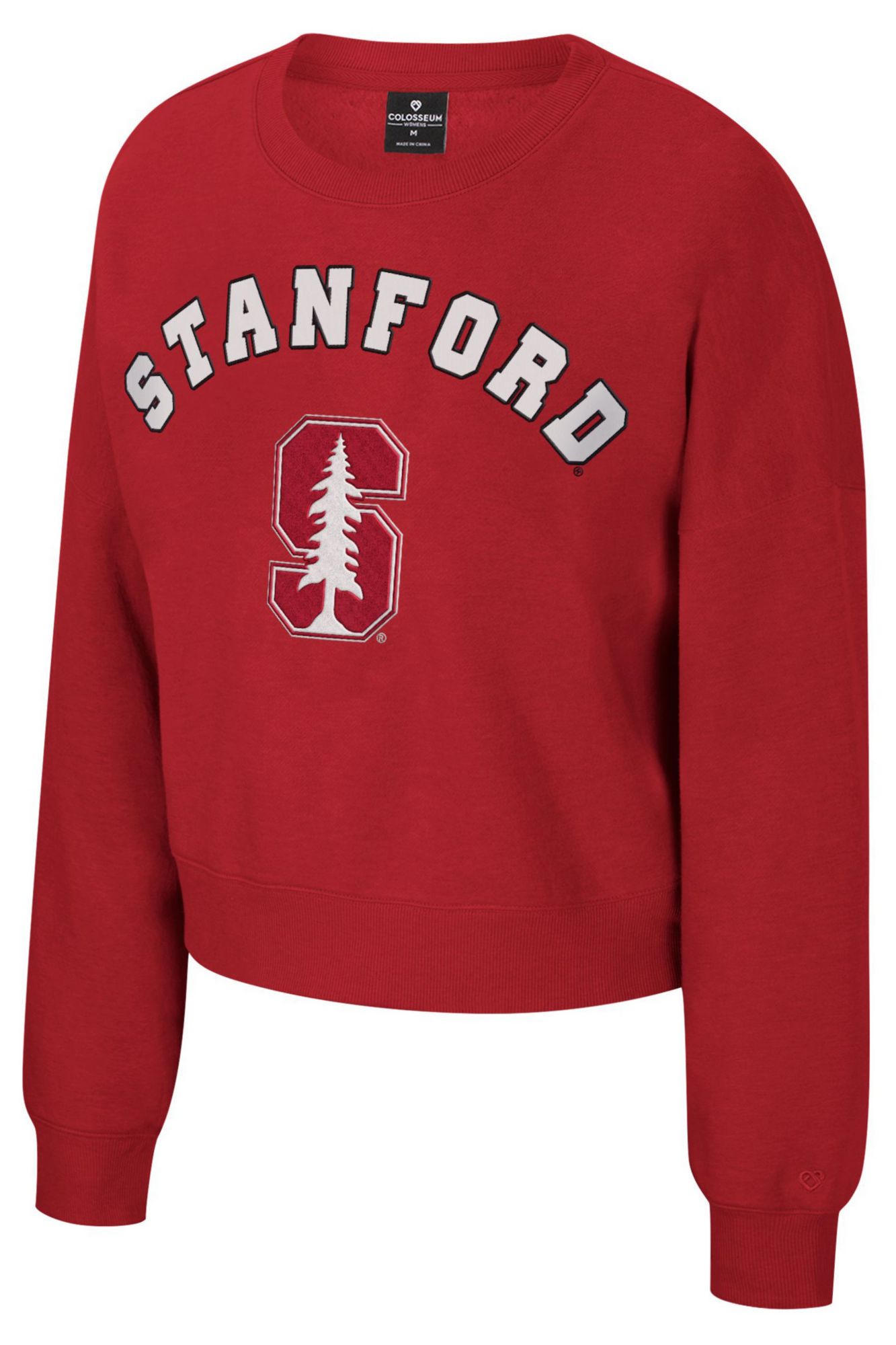 Colosseum Women's Stanford Cardinal Cardinal Crewneck Sweatshirt