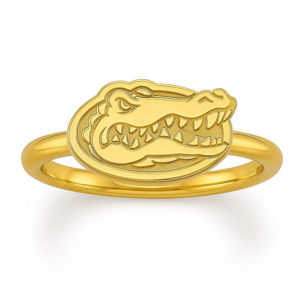 Color Shout Florida Gators Logo Stack Ring Set Size Seven