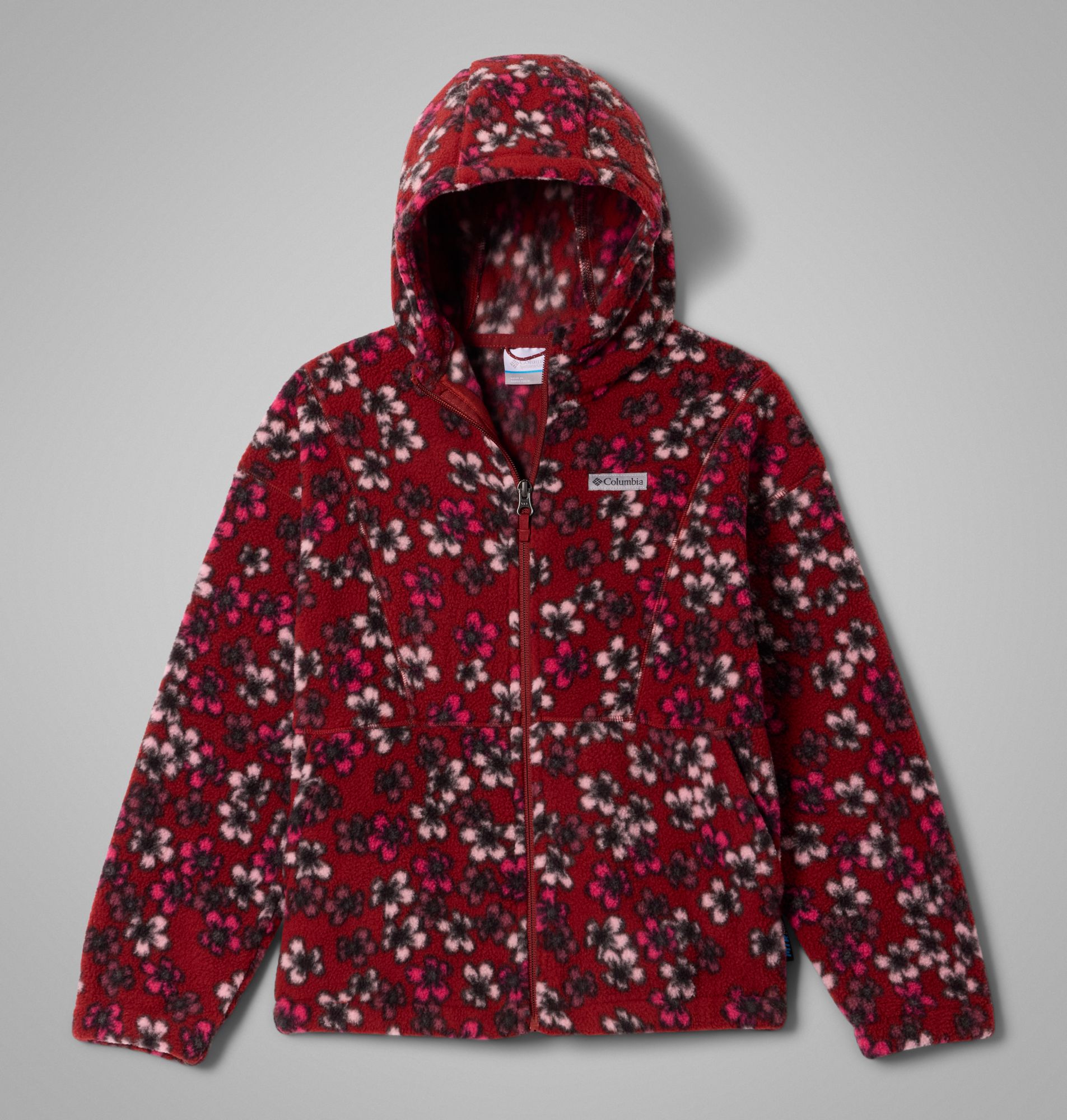 Columbia Kids' Timber Crest MTR Printed Fleece Full-Zip Hoodie