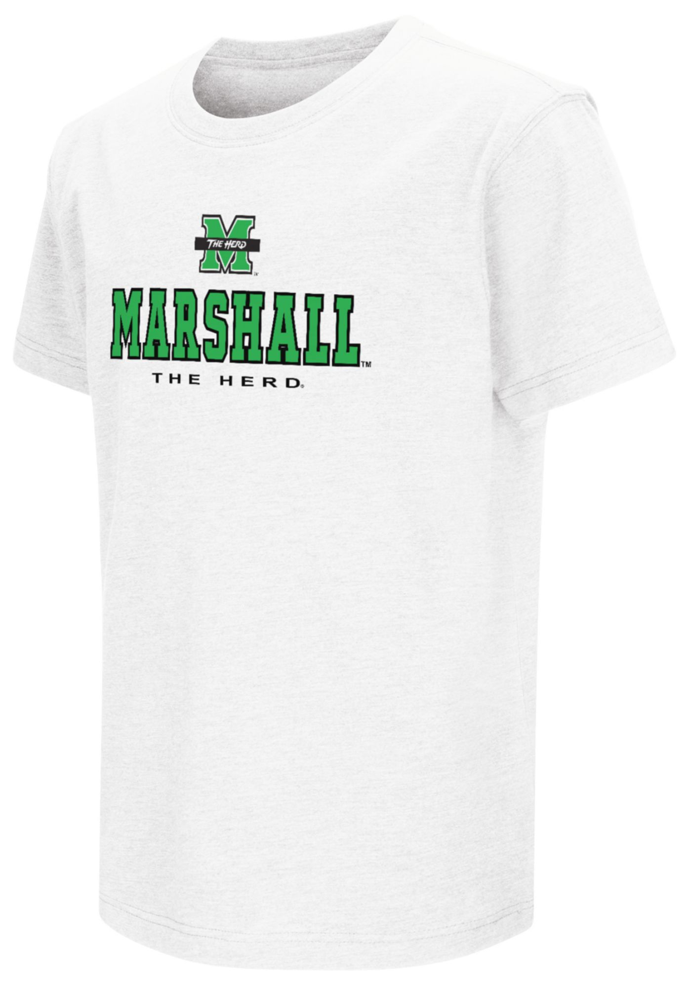 Colosseum Youth Marshall Thundering Herd White T-Shirt