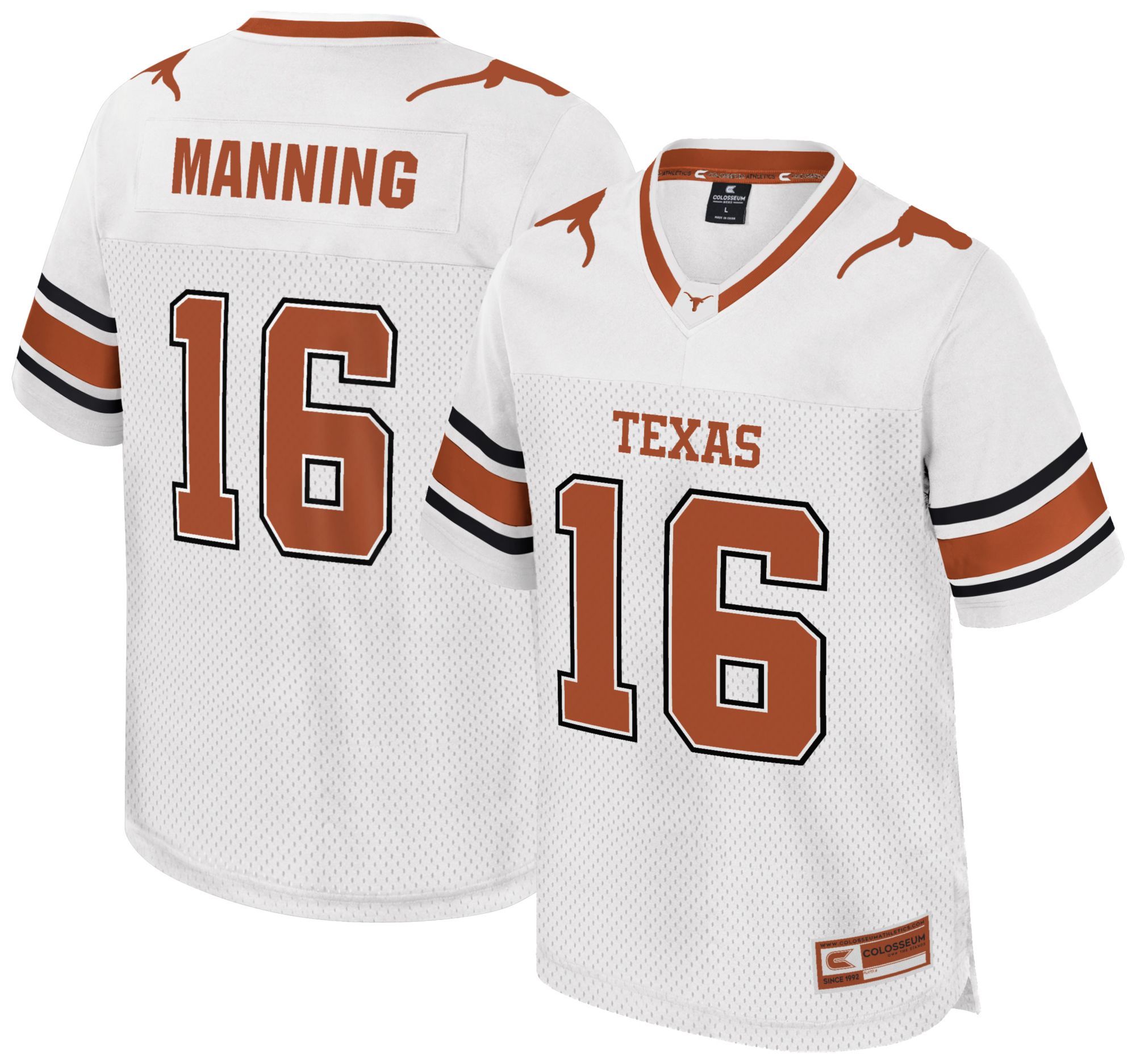 Colosseum Youth Texas Longhorns Arch Manning Jersey