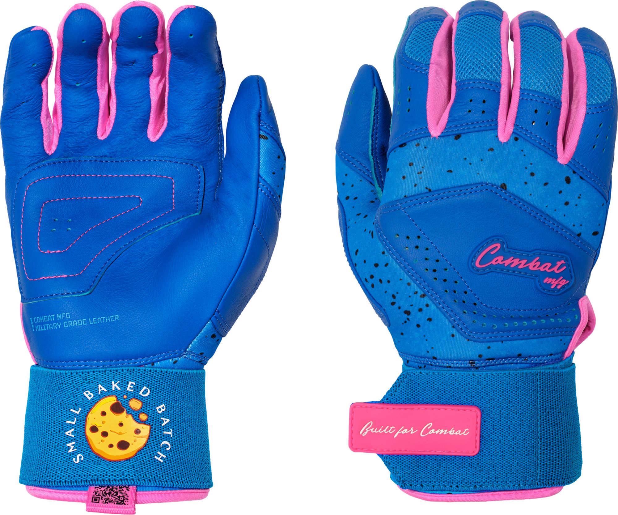 COMBAT MFG Cookie Jar Cookie Monster Long Strap Baseball Batting Gloves